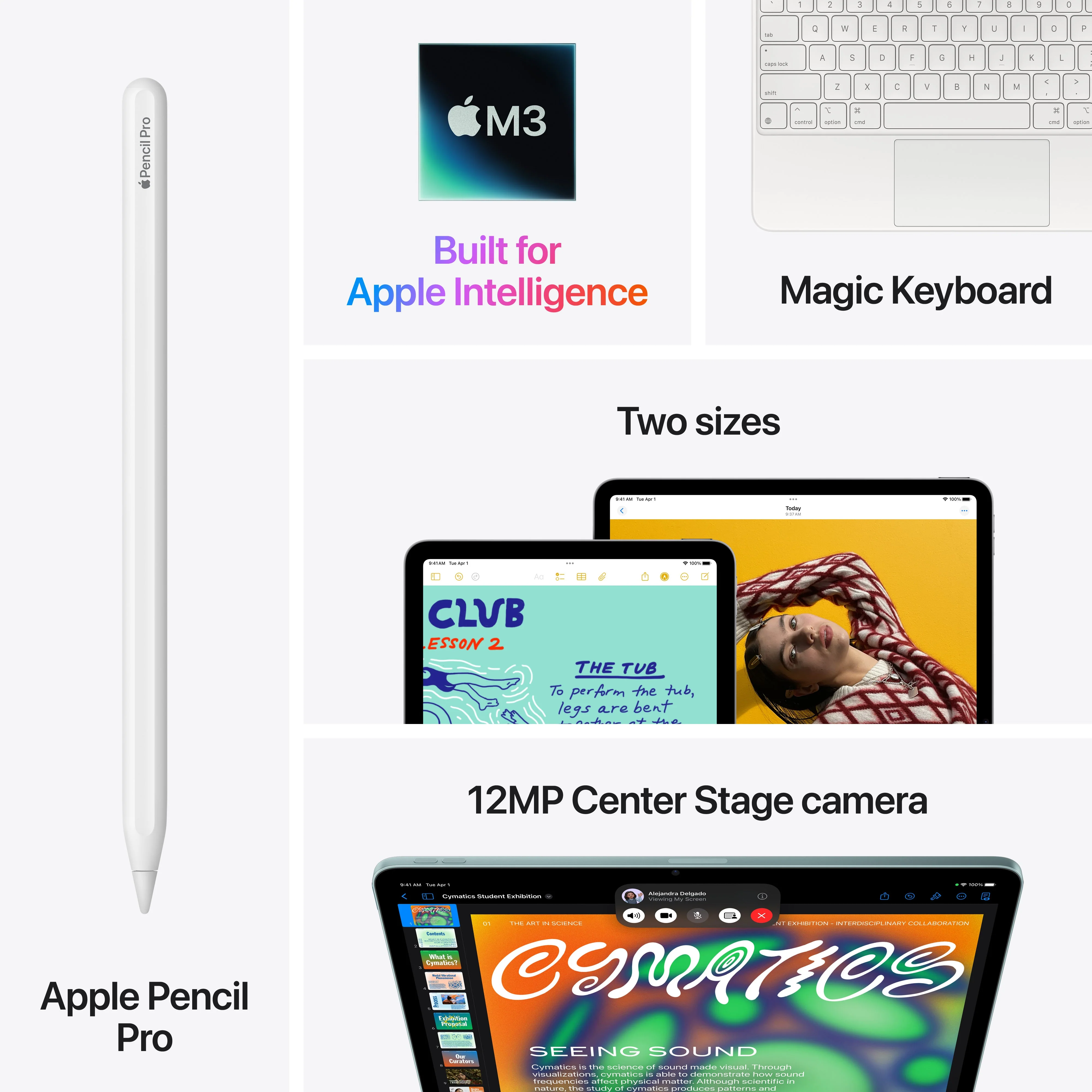 iPad Air 13-tommer Wi-Fi + Cellular 128GB - Stjerneskinn (M3) - Image 9