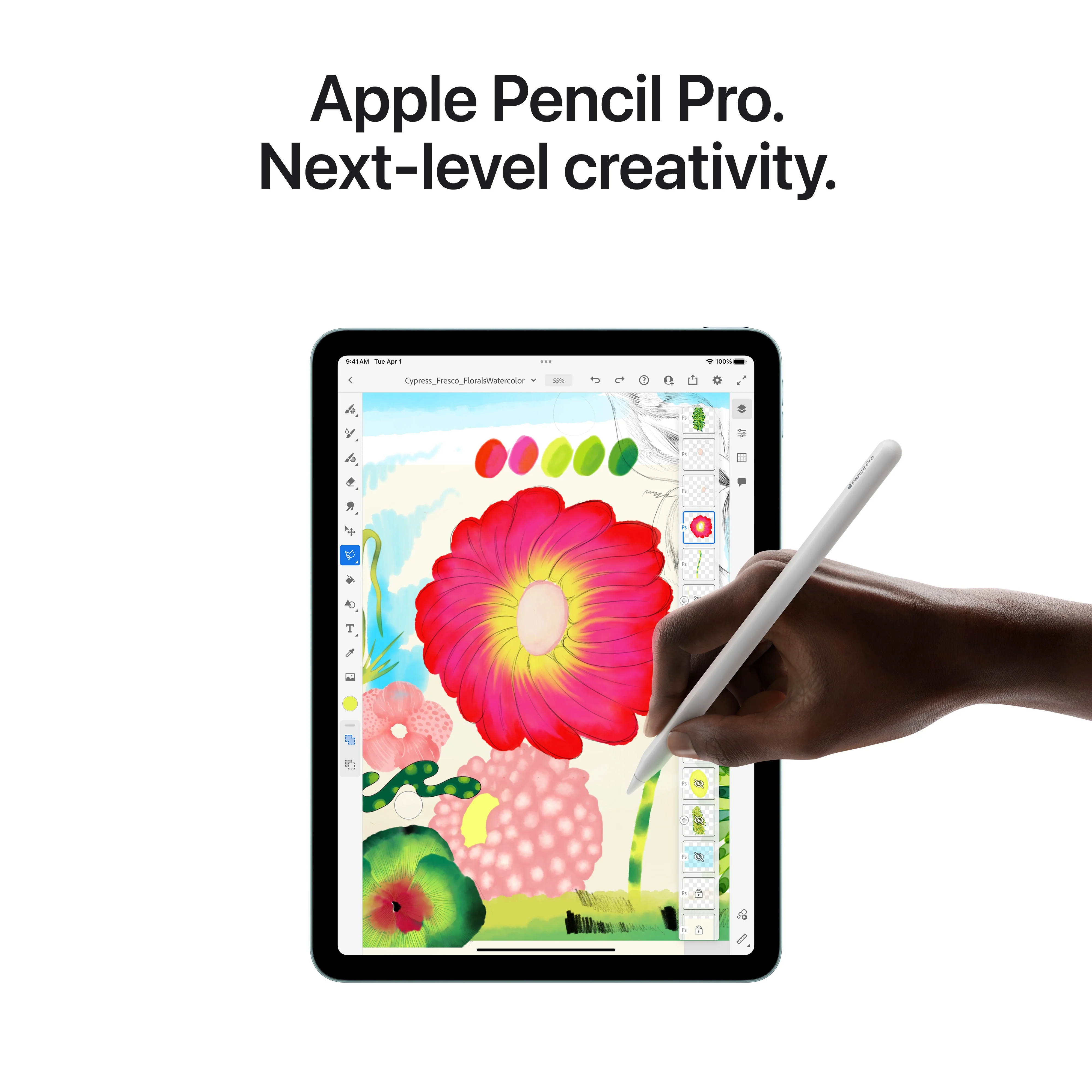 iPad Air 13-tommer Wi-Fi + Cellular 256GB - Stellargrå (M3) - Image 6