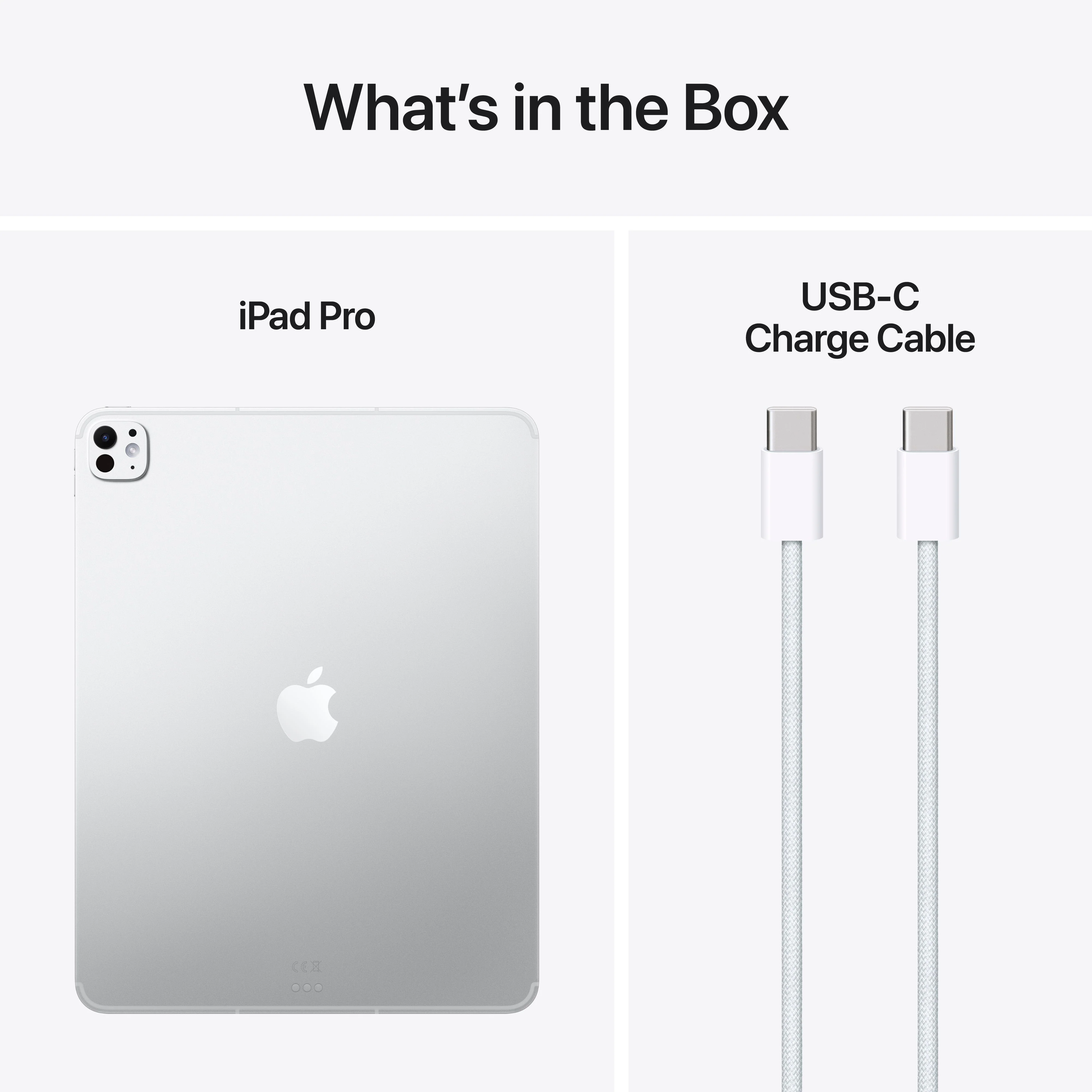 iPad Pro 13-tommer Wi-Fi + Cellular 512GB Standard Glass - Sølv (M5) - Image 9