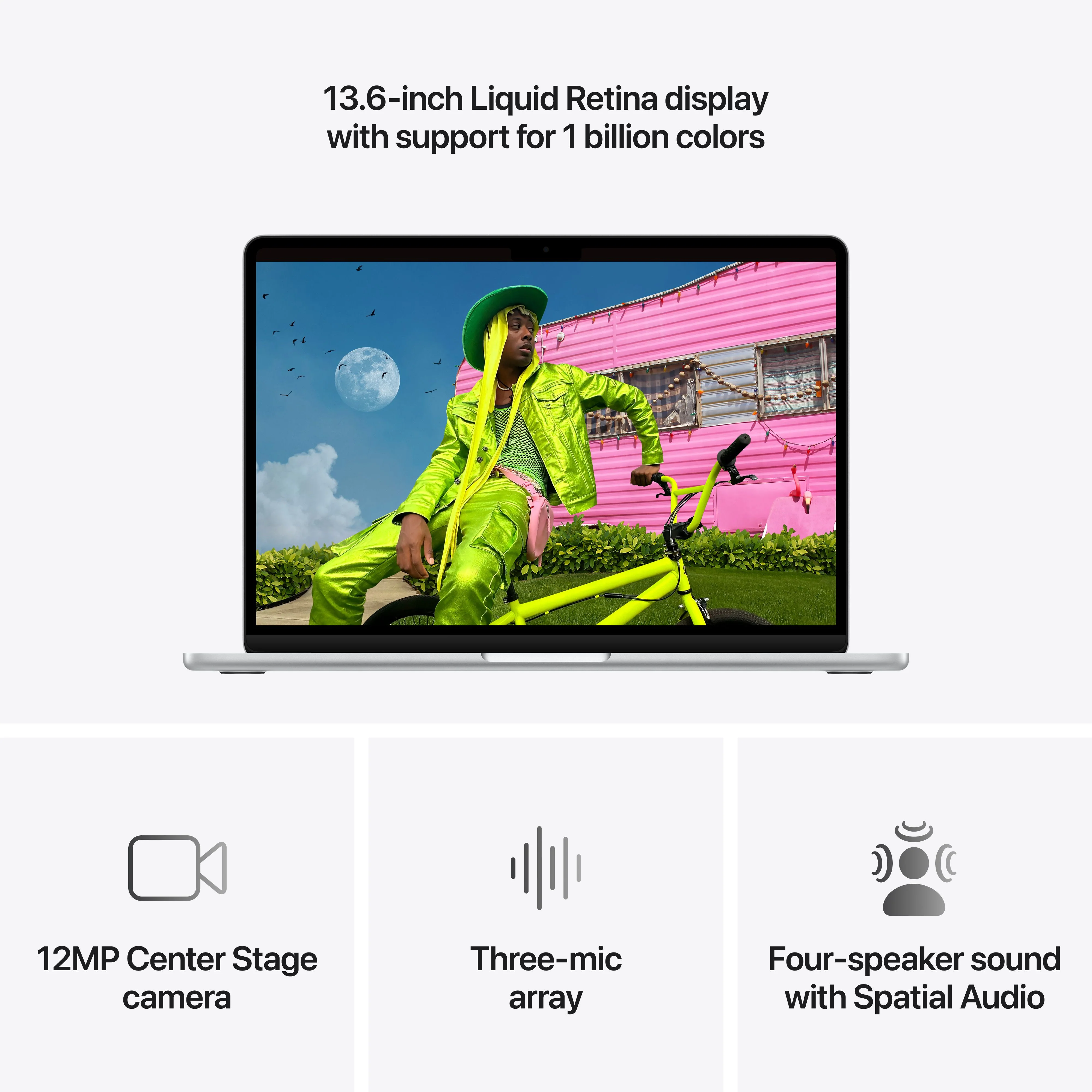 MacBook Air 13-tommer M5 16GB Minne 1TB SSD - Sølv - Image 5
