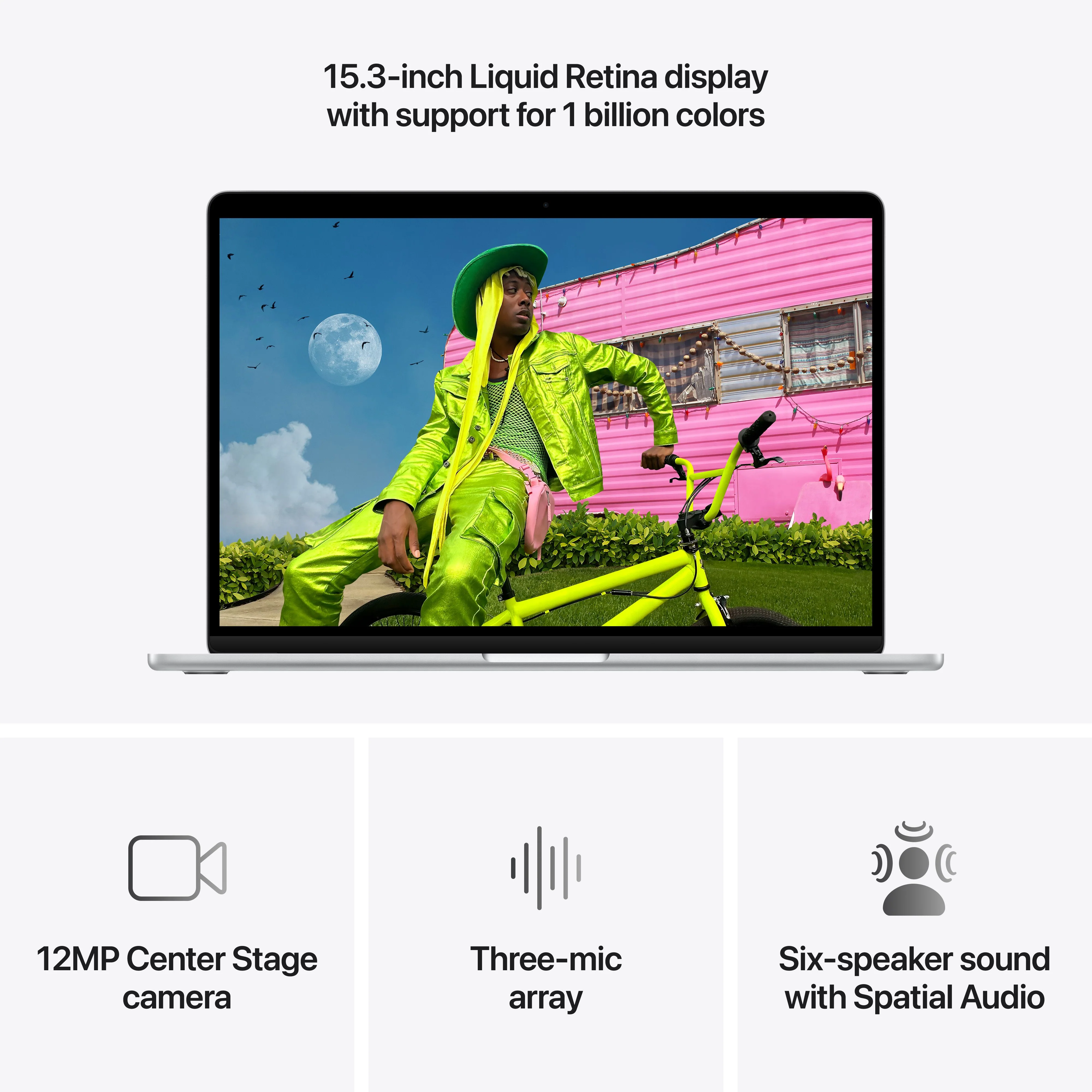 MacBook Air 15-tommer M5 24GB Minne 1TB SSD - Sølv - Image 5