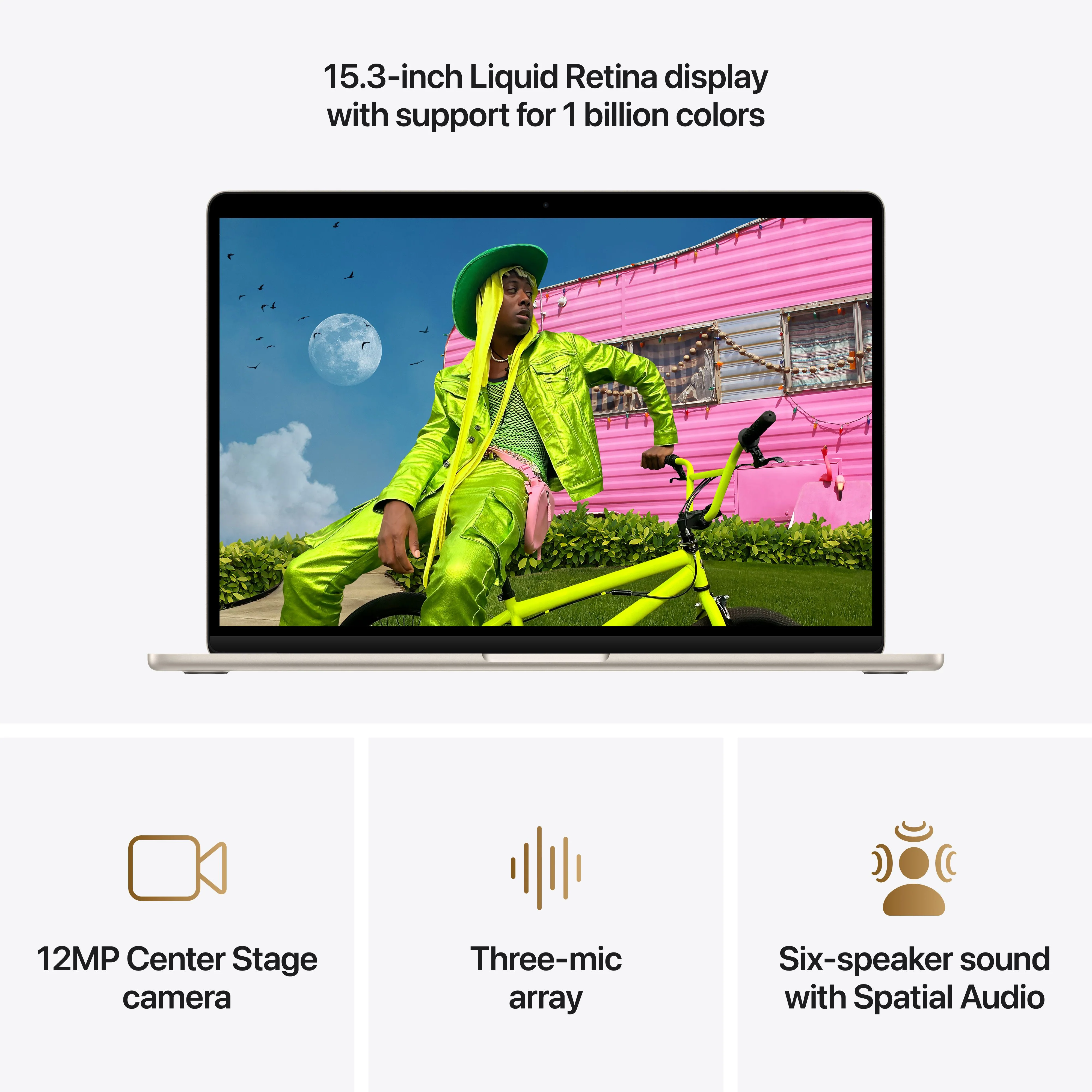 MacBook Air 15-tommer M5 16GB Minne 1TB SSD - Stjerneskinn - Image 5