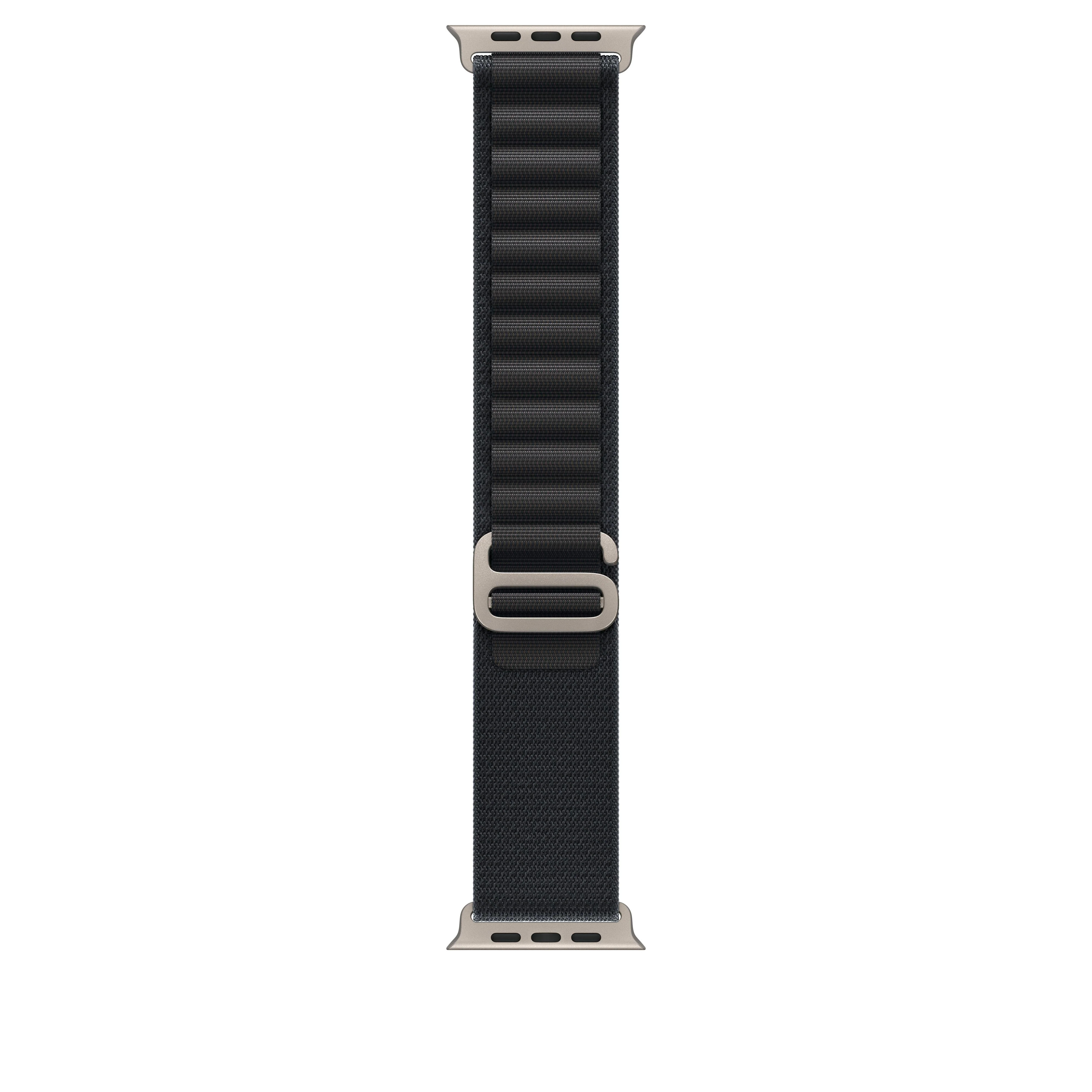 49/46 mm Black Alpine Loop - Small - Natural Titanium Finish