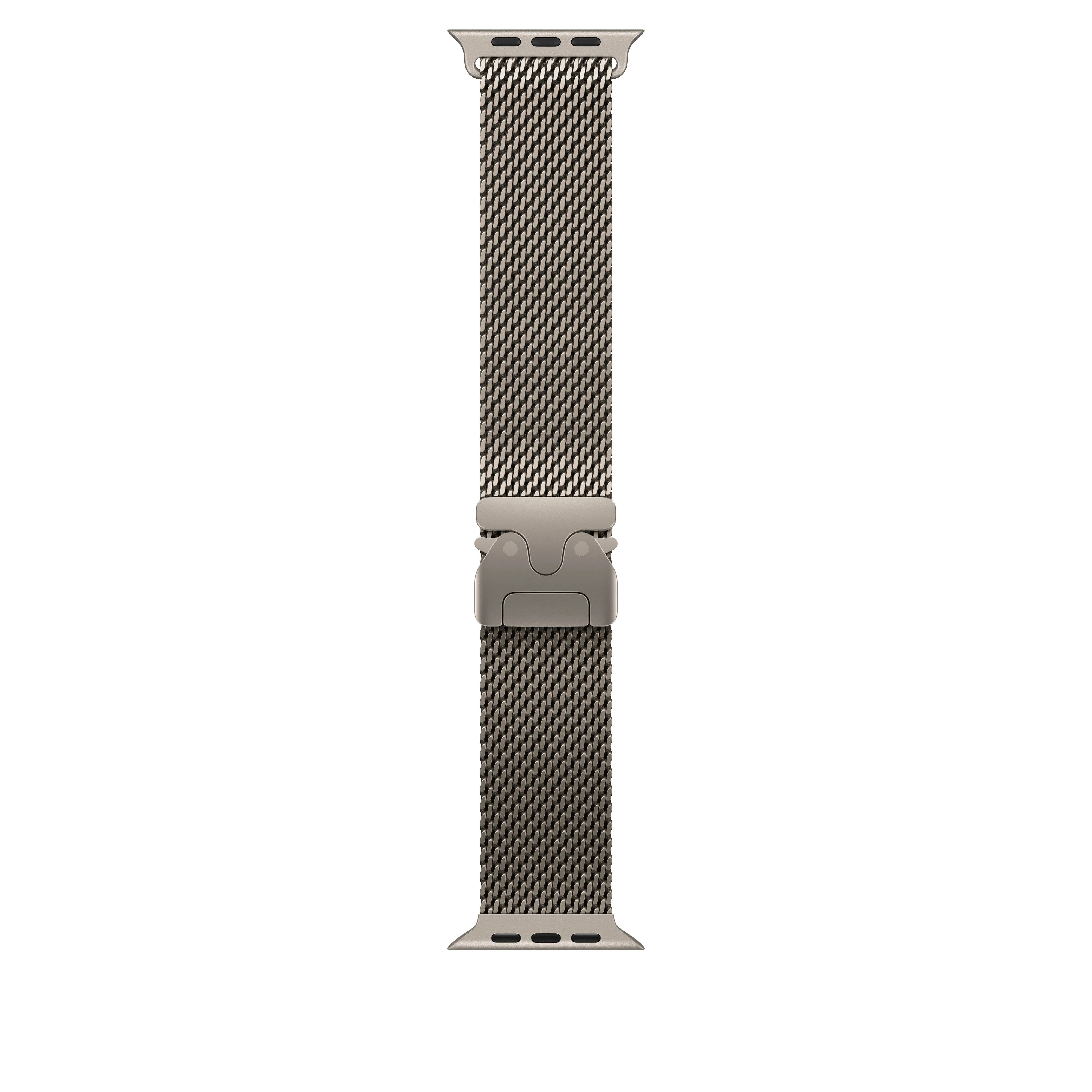 49/46 mm Natural Titanium Milanese Loop - Small