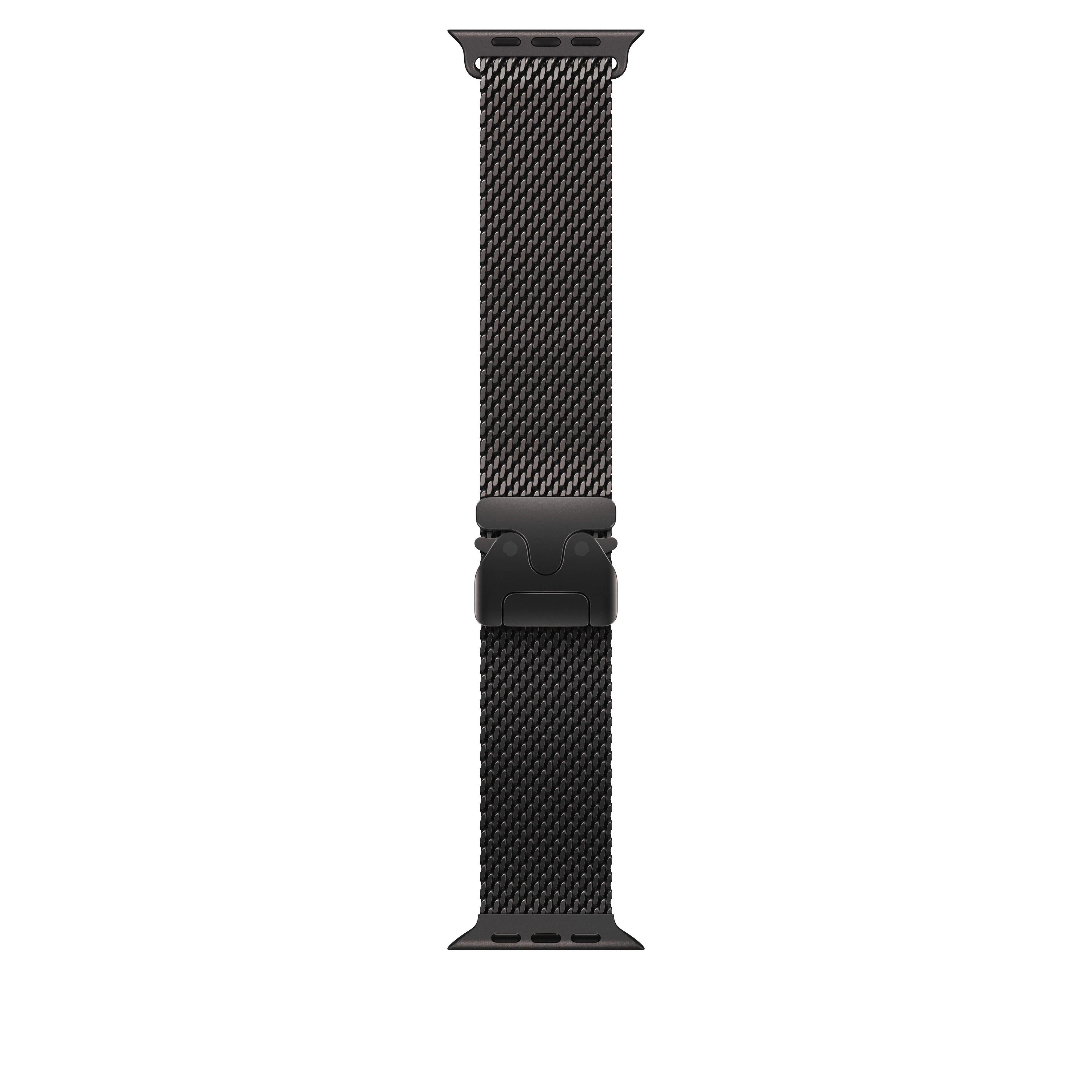 49/46 mm Black Titanium Milanese Loop - Medium