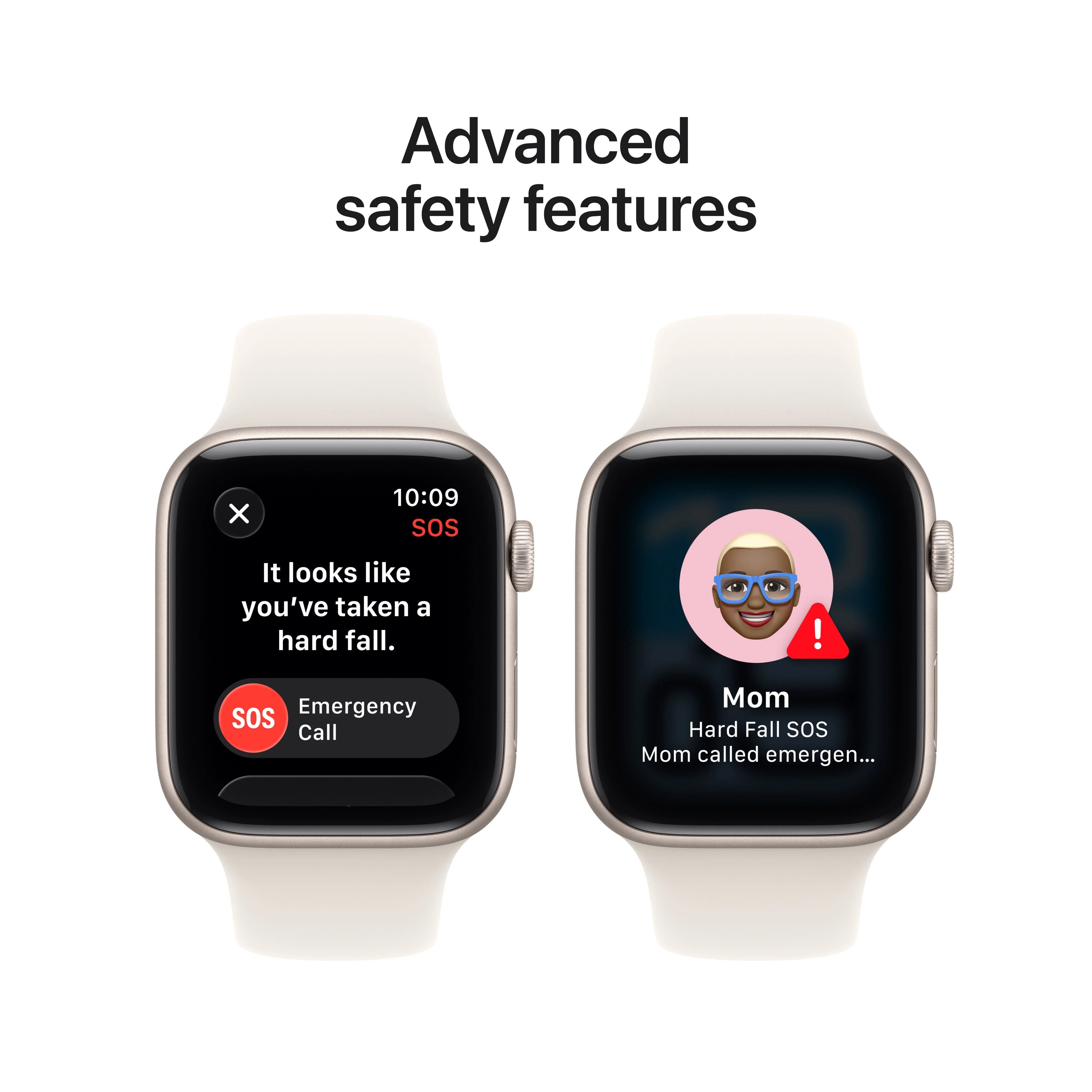 Apple Watch SE 3 GPS 44mm Starlight Aluminium Case with Starlight Sport Band - M/L - Image 7