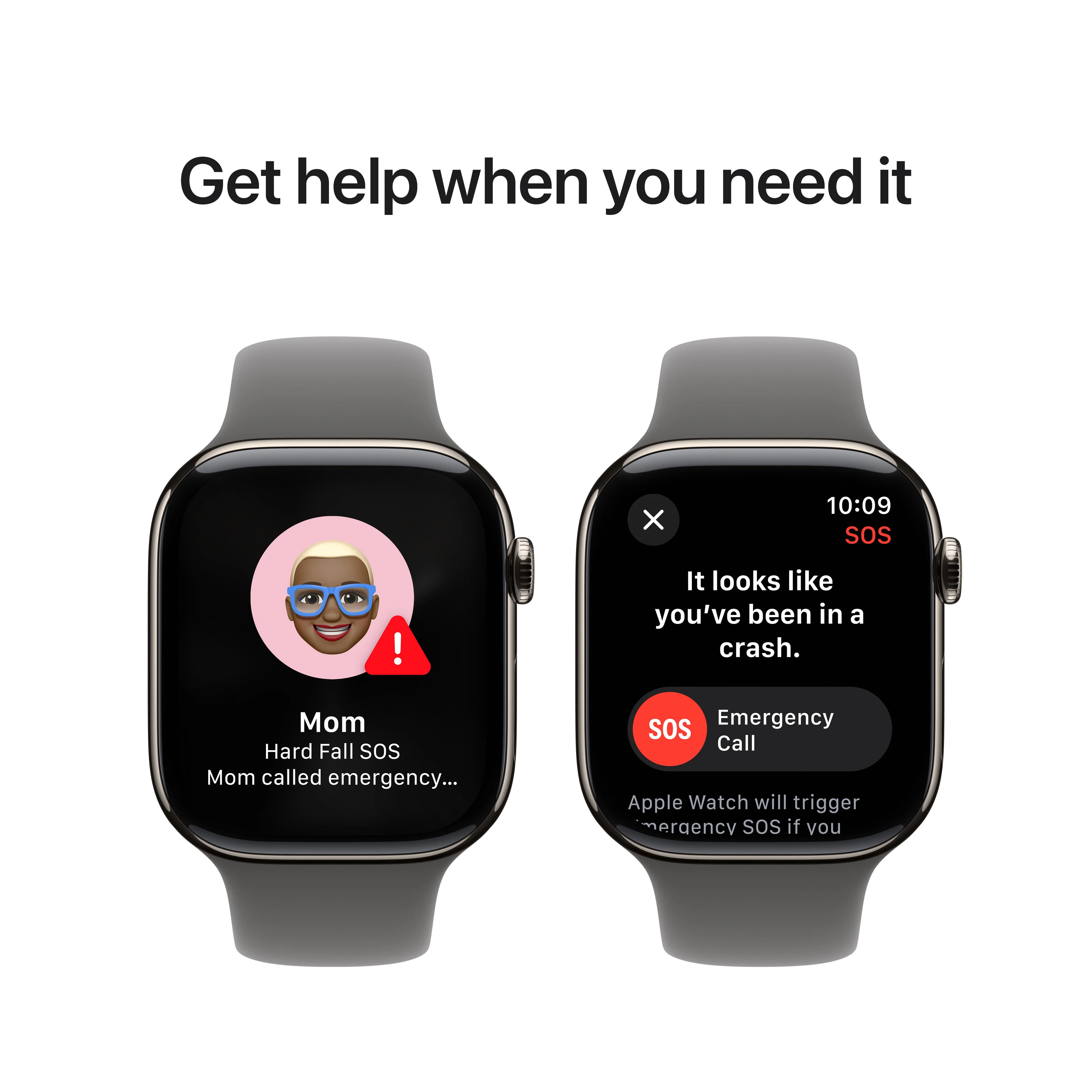 Apple Watch Series 10 GPS + Cellular 46mm Natural Titanium med Stone Grey Sport Band - M/L - Image 6