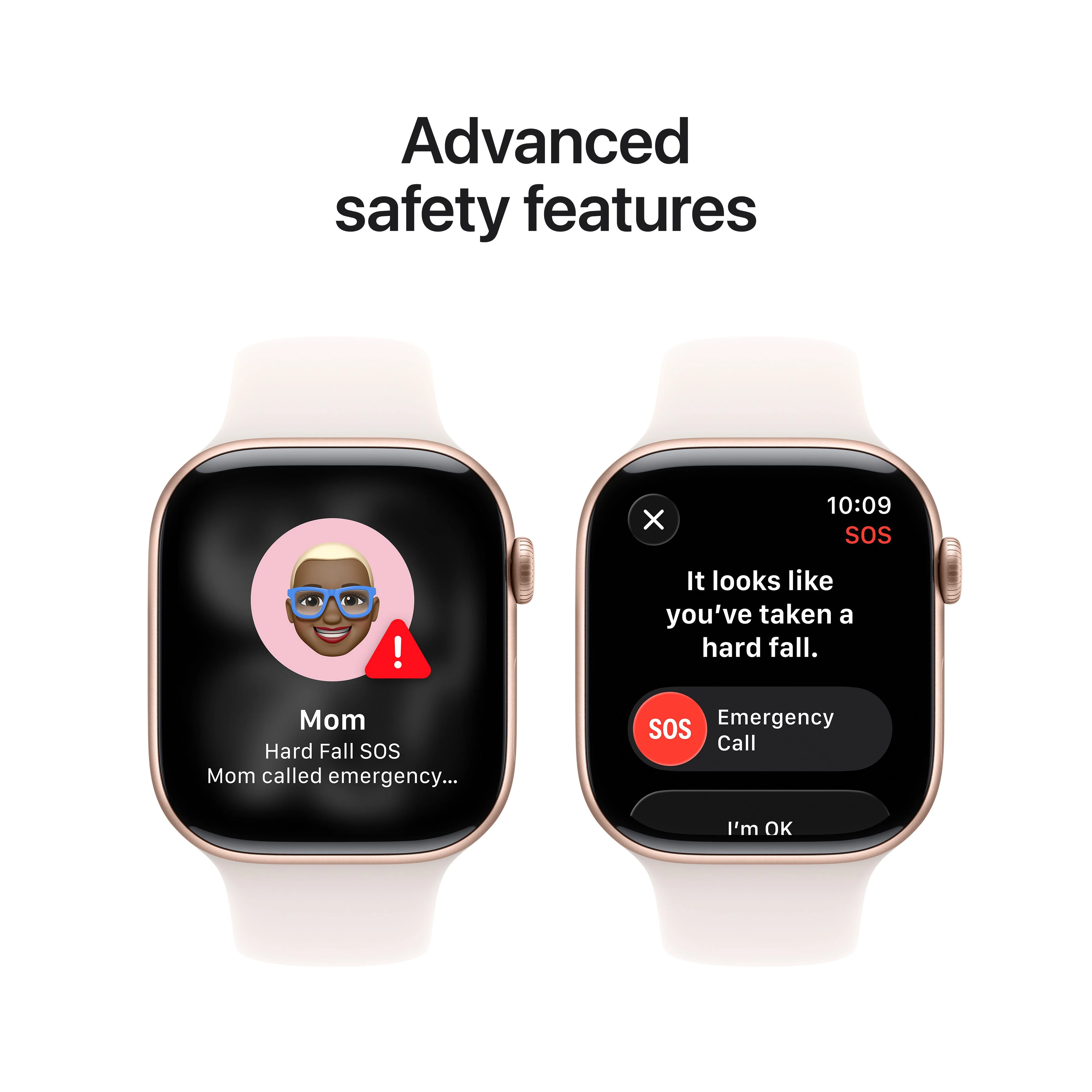 Apple Watch Series 11 GPS 46mm Rose Gold Aluminium Case with Light Blush Sport Band - M/L - Image 6