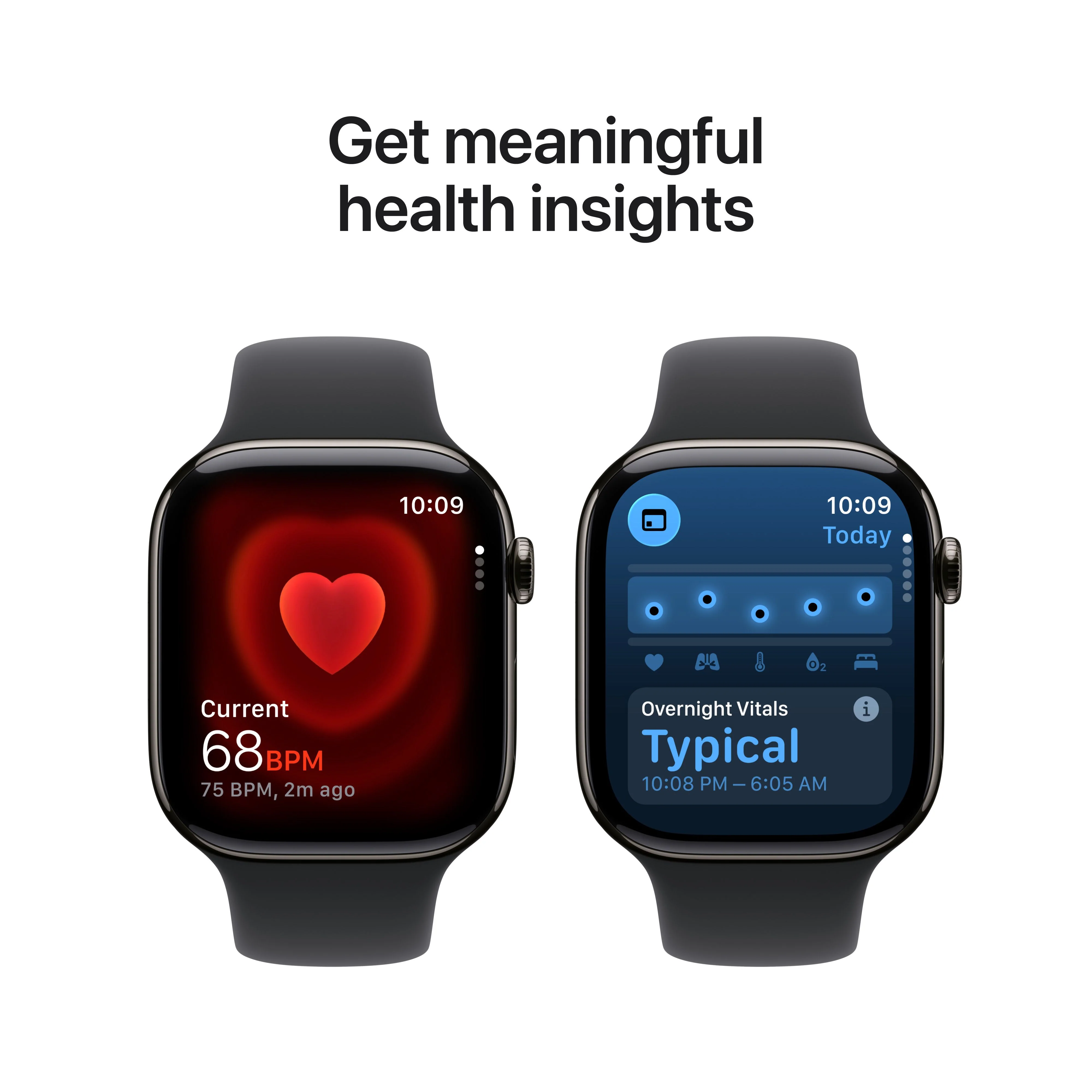 Apple Watch Series 11 GPS + Cellular 46mm Slate Titanium Case with Black Sport Band - M/L - Image 5