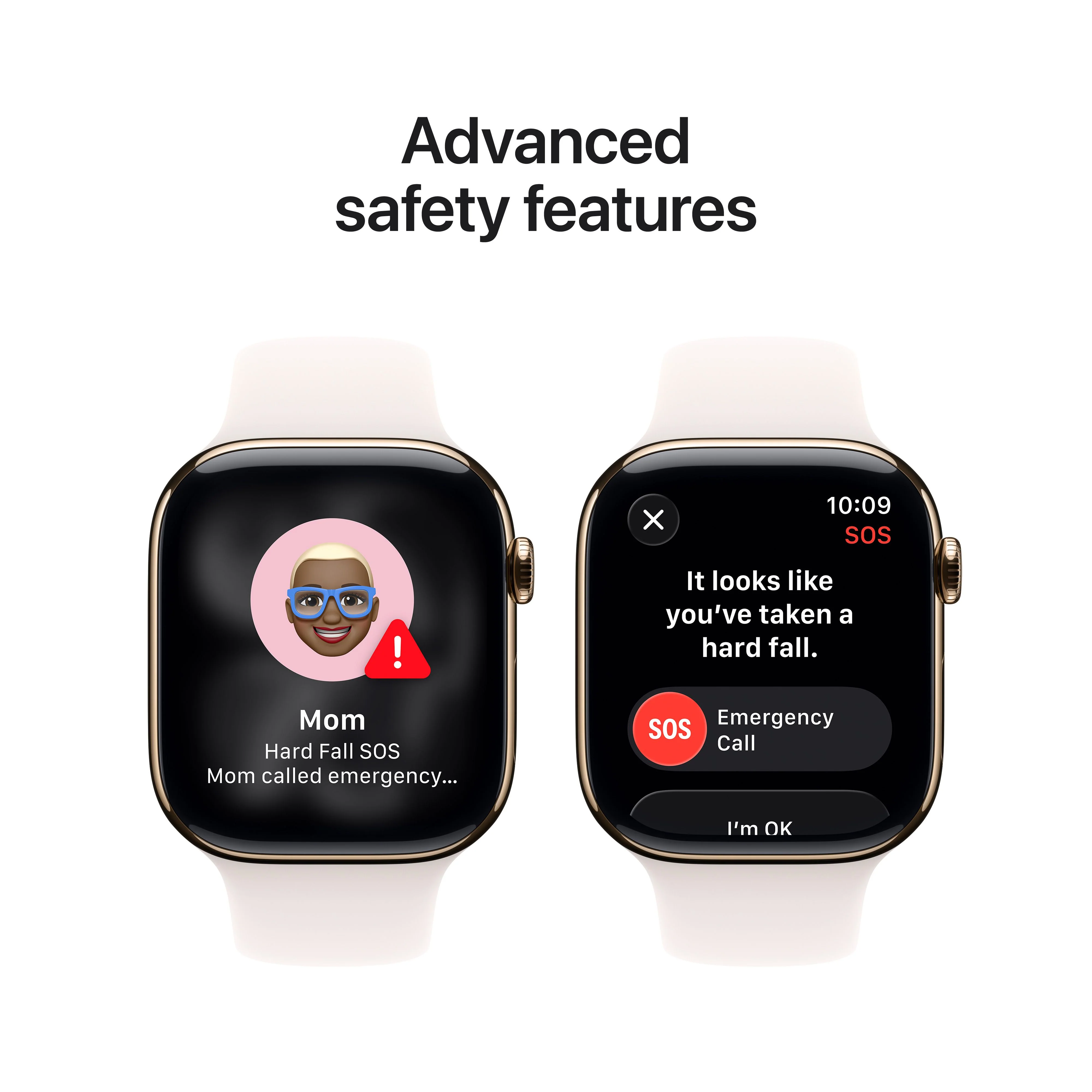 Apple Watch Series 11 GPS + Cellular 46mm Gold Titanium Case with Light Blush Sport Band - M/L - Image 6