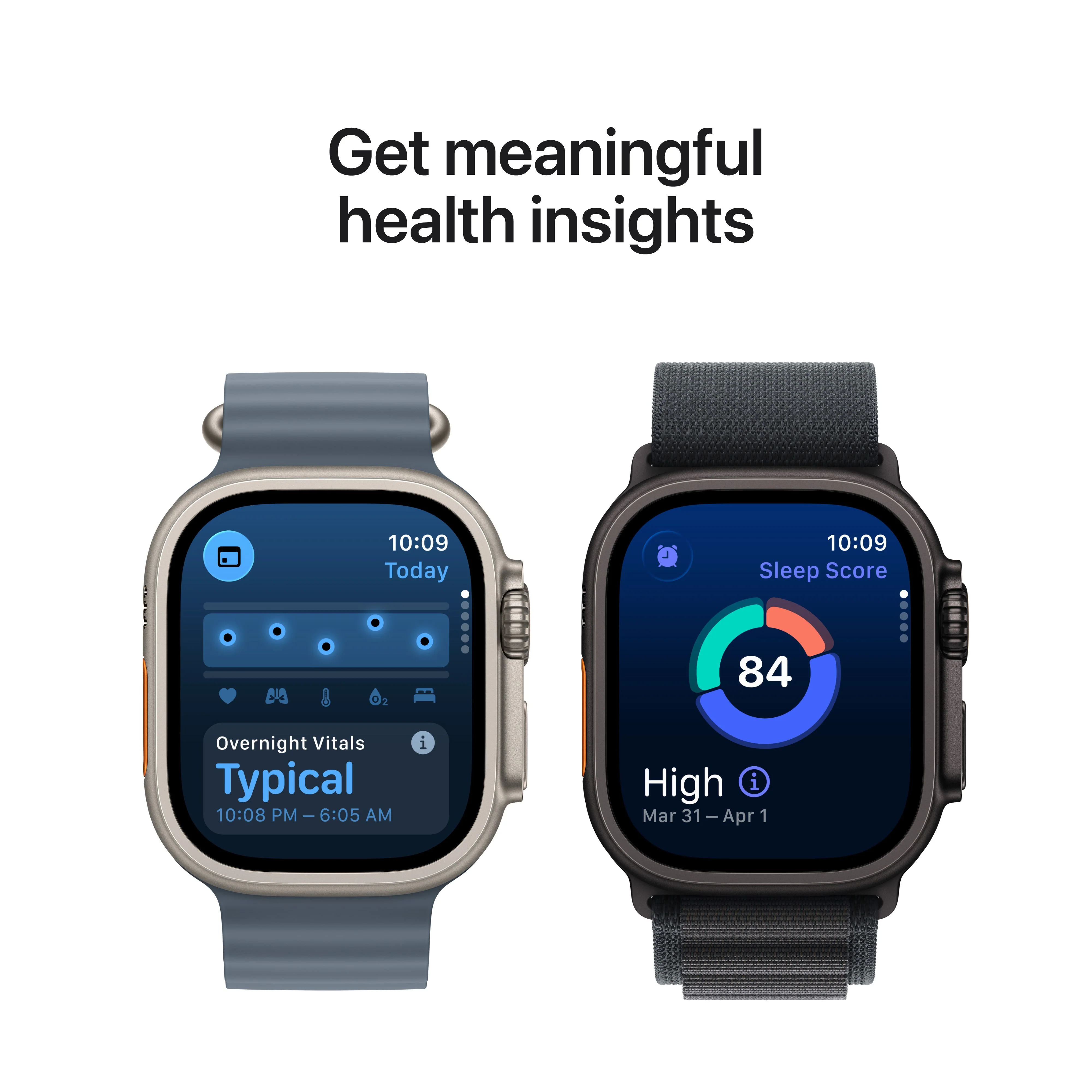 Apple Watch Ultra 3 GPS + Cellular 49mm Svart Titanium med Svart Alpine Loop - Small - Image 6