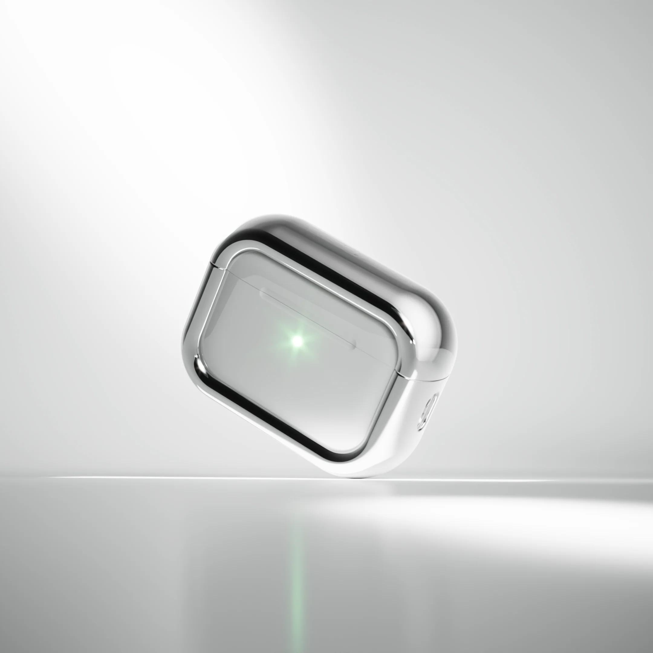 Arc Pulse Deksel i Aluminium til AirPods Pro 3 - Sølv - Image 3