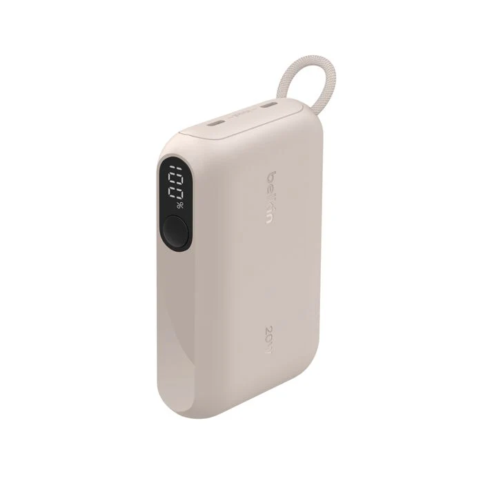 Belkin BoostCharge 10 000 mAh Powerbank med display - Sand - Image 2
