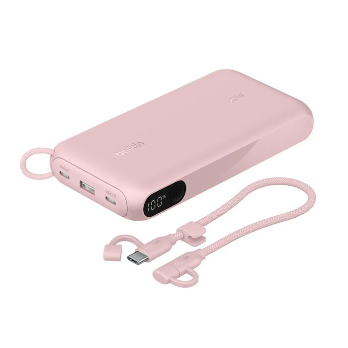 Belkin BoostCharge 20 000 mAh Powerbank med display - Rosa - Image 2