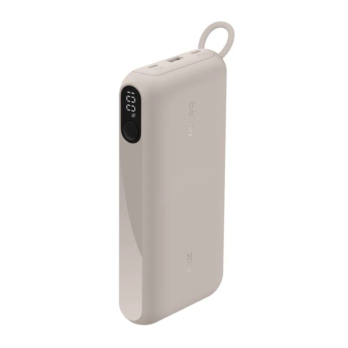 Belkin BoostCharge 20 000 mAh Powerbank med display - Sand - Image 3