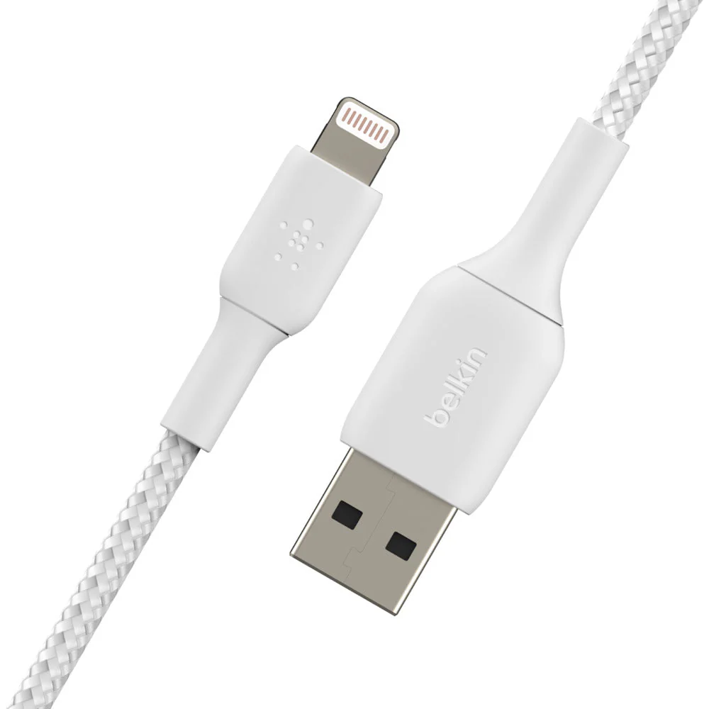 Belkin 2m USB-A til Lightning ladekabel - Hvit - Image 4