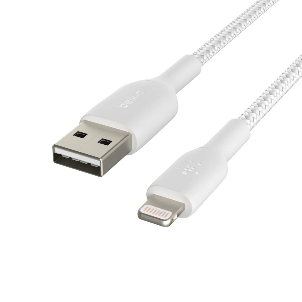 Belkin 2m USB-A til Lightning ladekabel - Hvit - Image 5