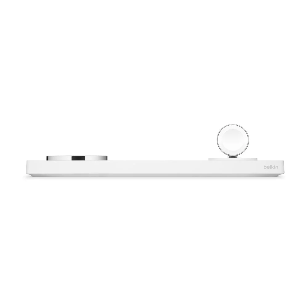 Belkin 3-i-1 MagSafe Trådløs Ladeplate - Hvit - Image 7