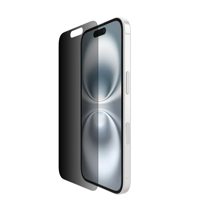 Belkin InvisiGlass Privacy Skjermbeskytter til iPhone 16/15/14 Pro