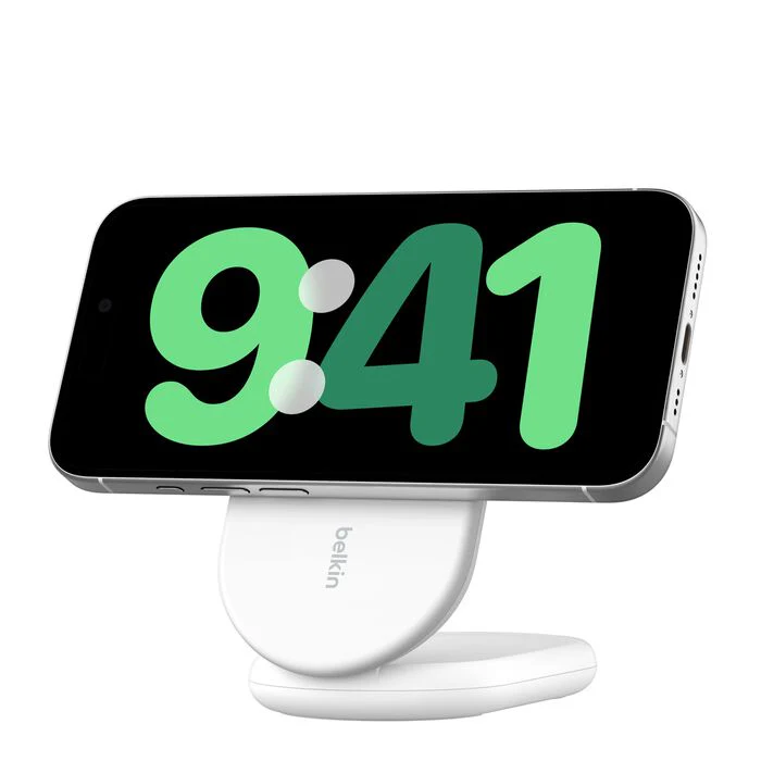 Belkin Qi2 Sammenleggbar Trådløs lader - Hvit - Image 2