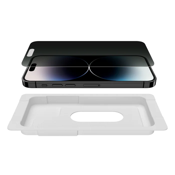 Belkin Tempered Glass Privacy Skjermbeskytter til iPhone 15 Plus/14 Pro Max - Image 3