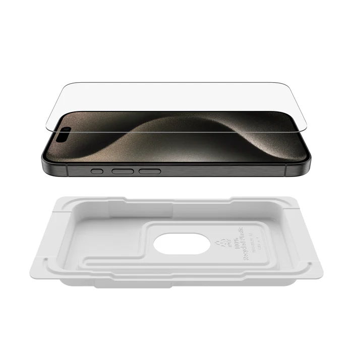 Belkin Tempered Glass Skjermbeskytter til iPhone 15 Pro - Image 3