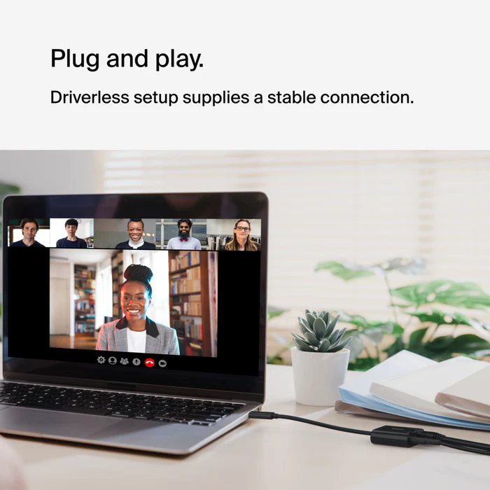 Belkin USB-C til Ethernet + Lading Adapter - Image 3