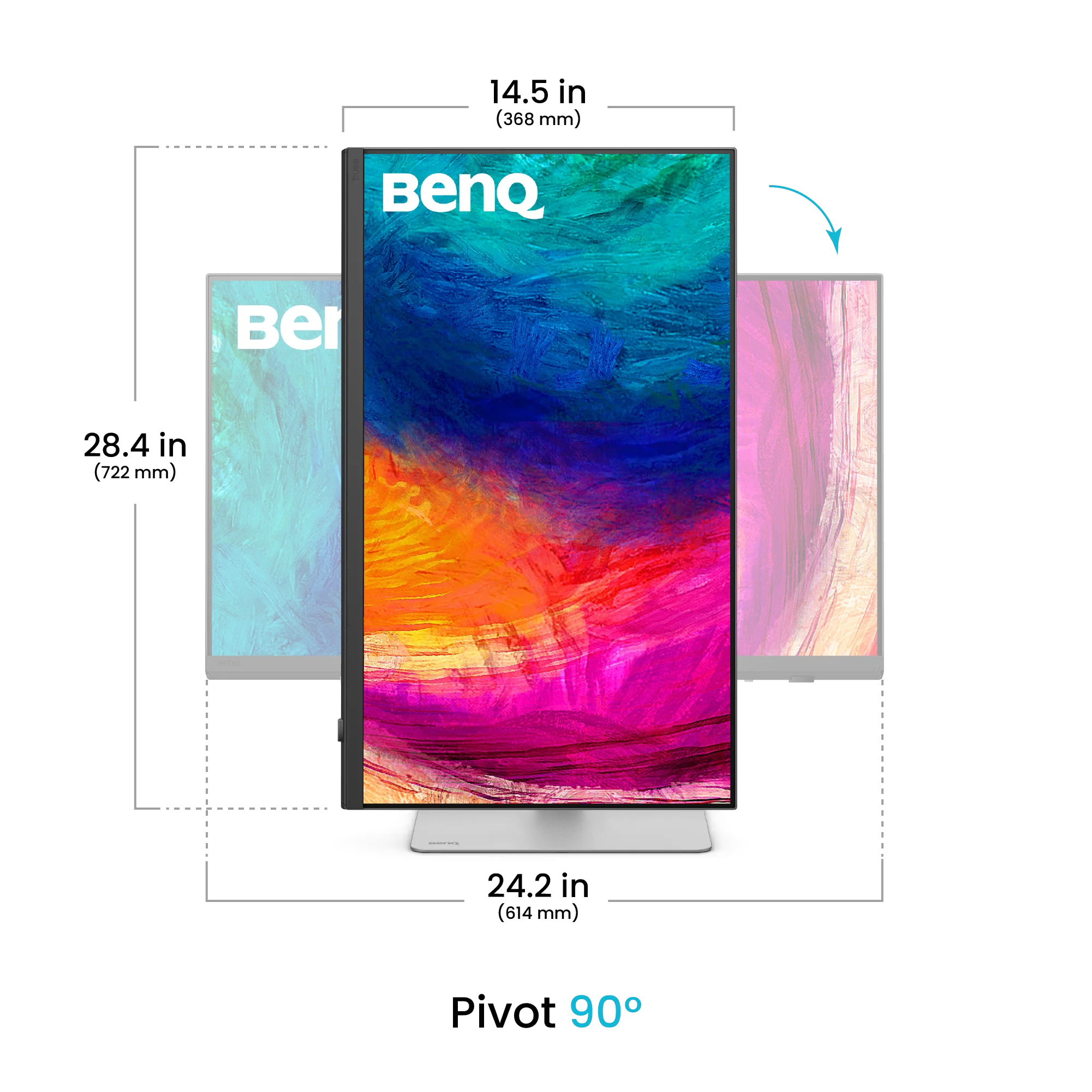 BenQ PD2730S 27" 5K TB4 P3 Designer Monitor - Image 4