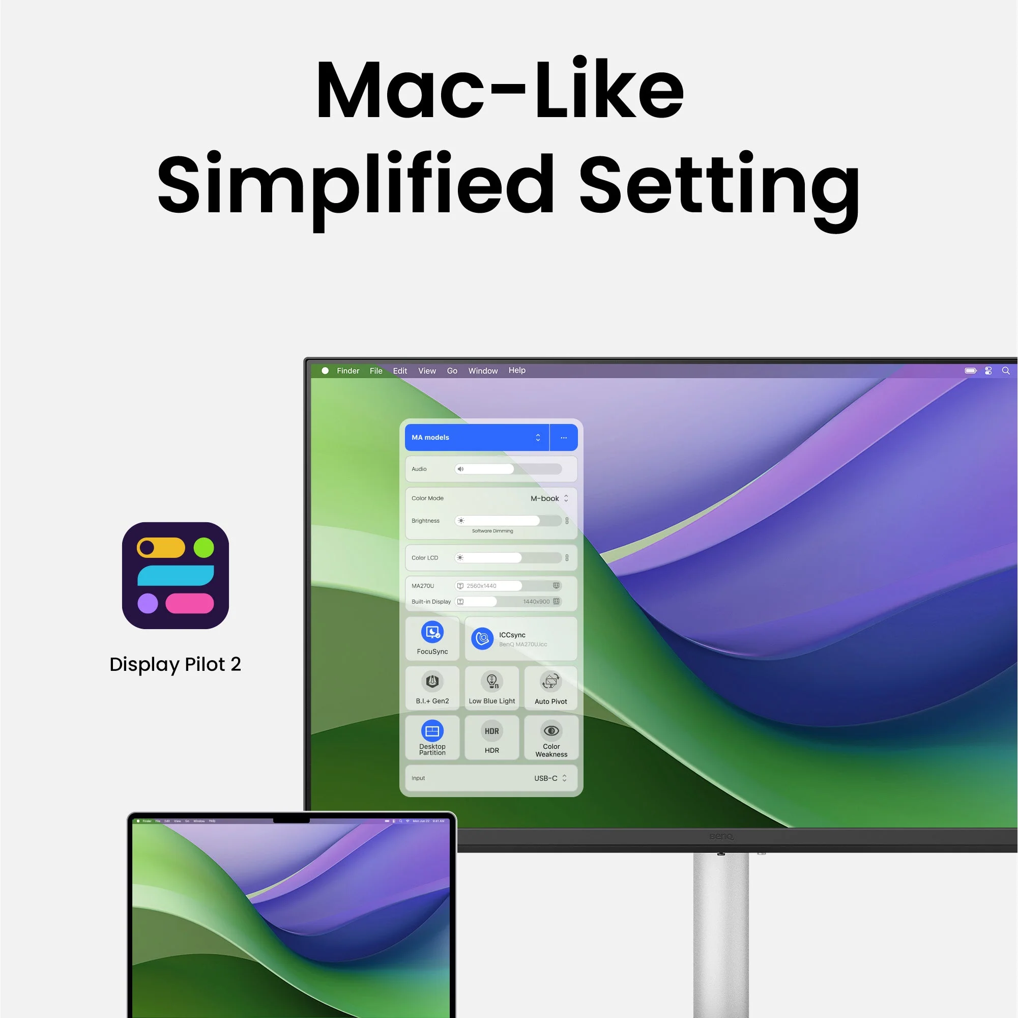 BenQ MA270U 27" MA 4K Mac Monitor P3 - Image 10
