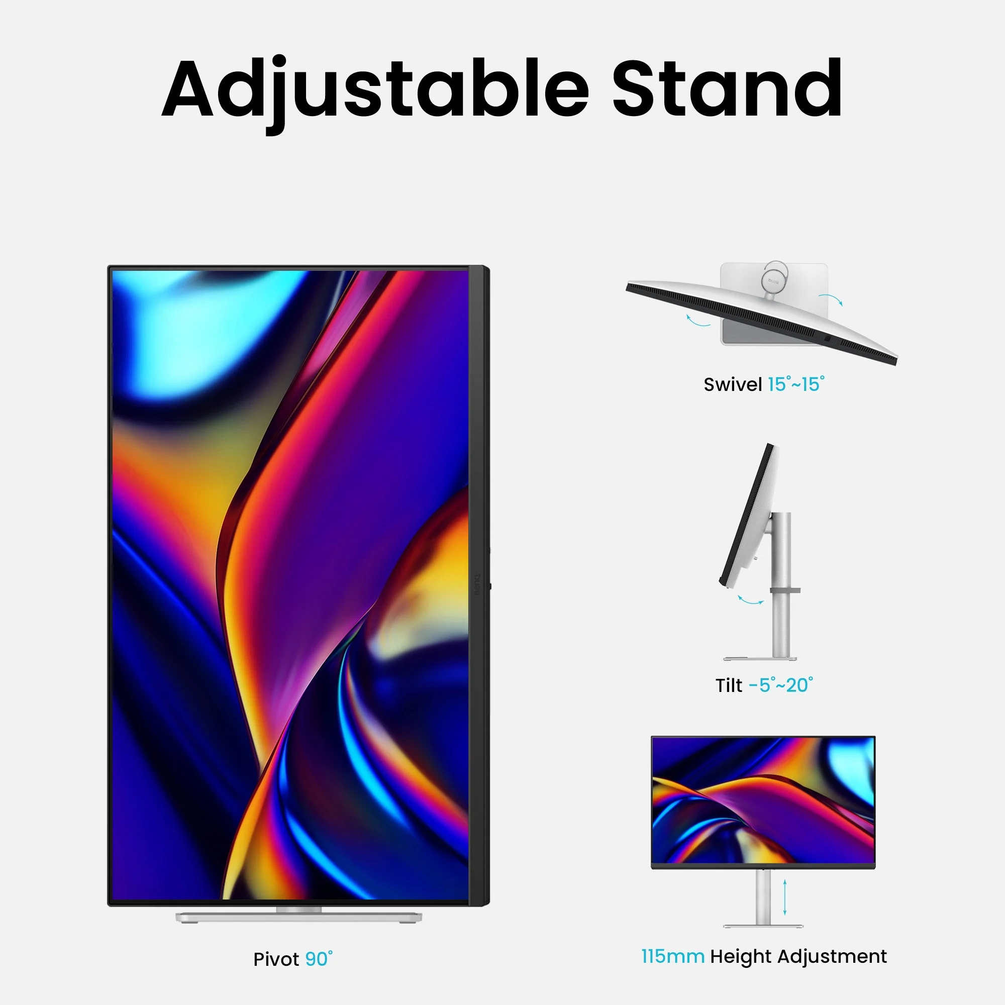 BenQ MA270U 27" MA 4K Mac Monitor P3 - Image 6