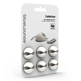 BlueLounge CableDrop 6-pakning - Hvit - Image 2