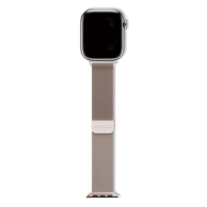 Decoded 42/41 mm Milan strap - Matte Gold - Image 2
