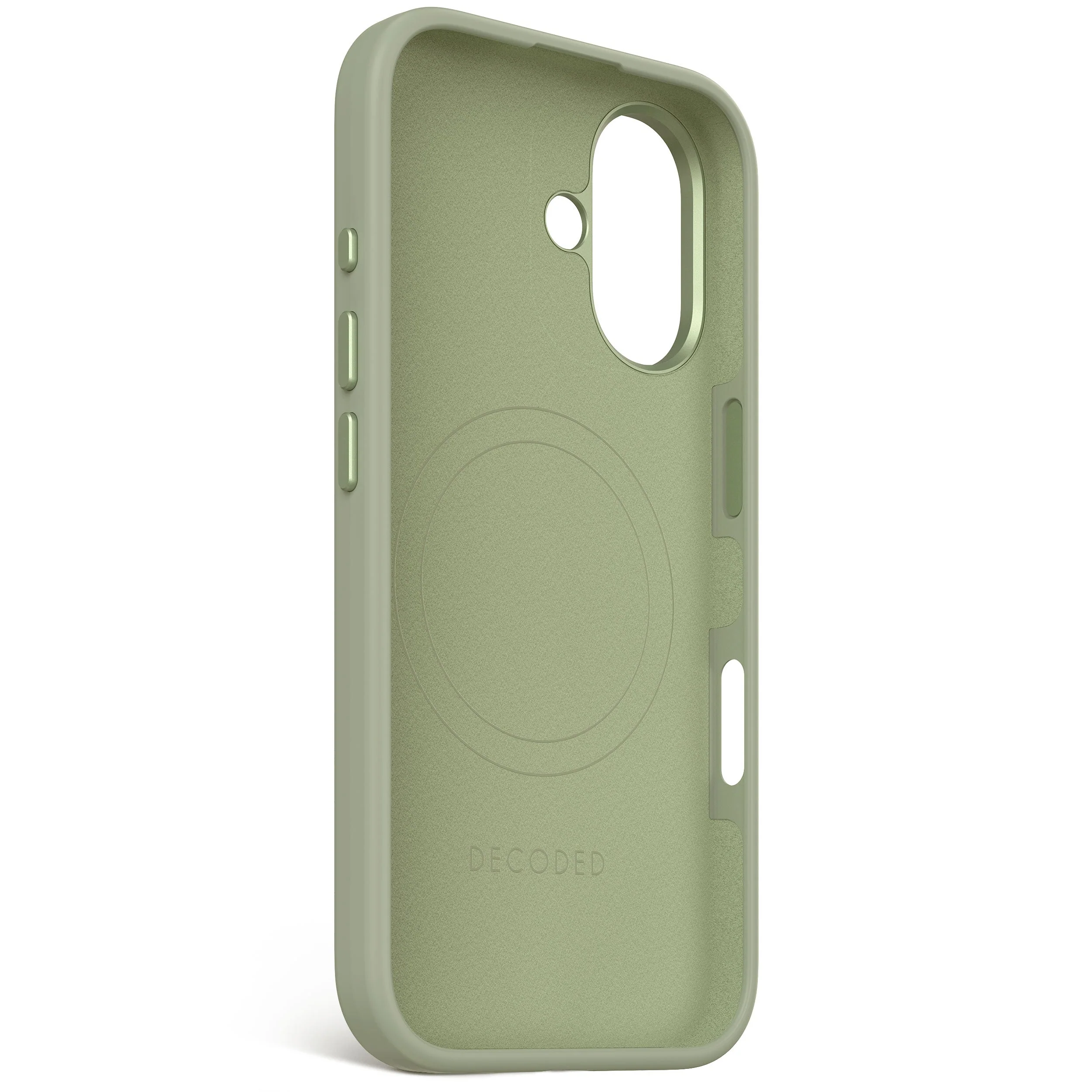 Decoded BackCover MagSafe Silikondeksel til iPhone 16 - Jade Green - Image 3