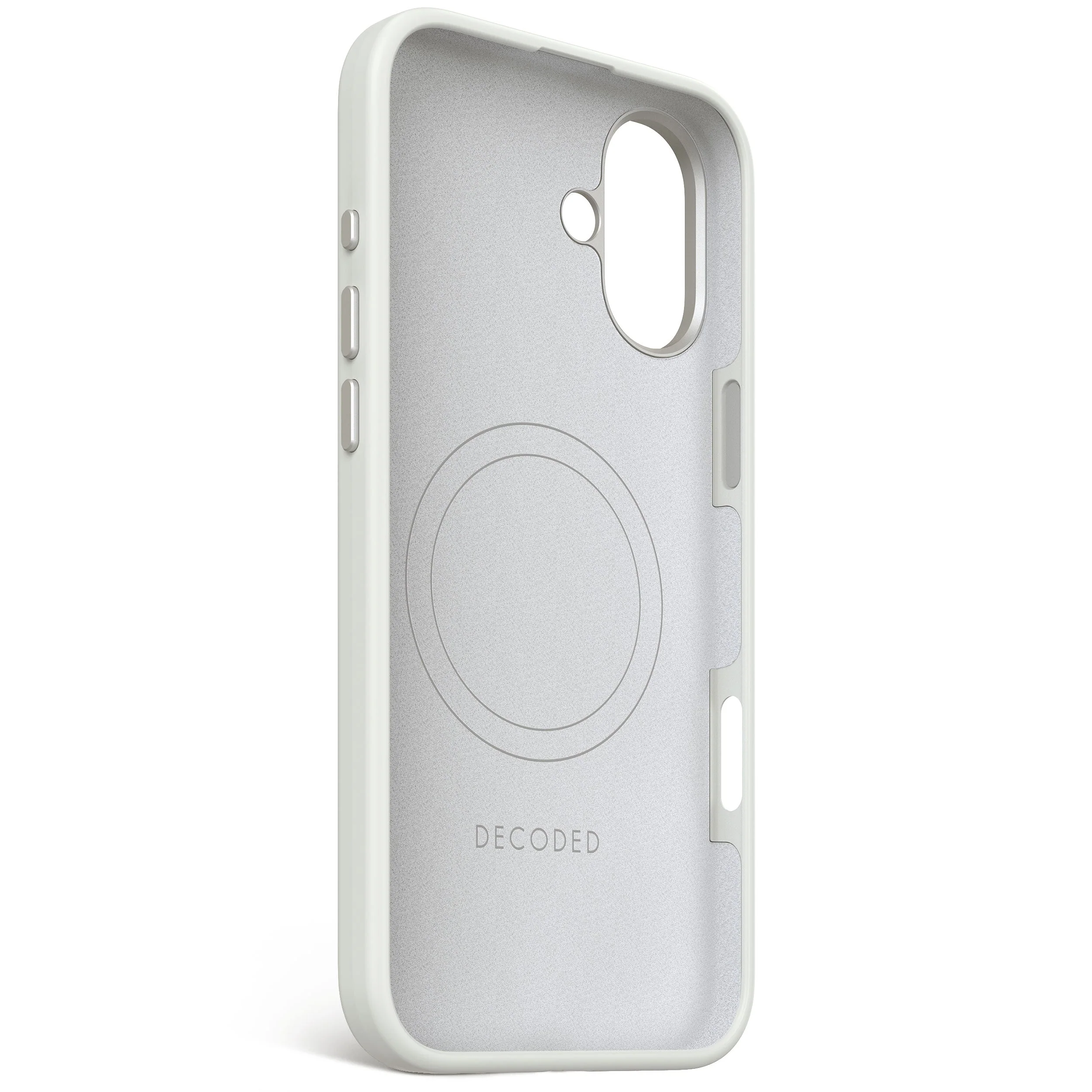 Decoded BackCover MagSafe Silikondeksel til iPhone 16 Plus - Stone Grey - Image 3