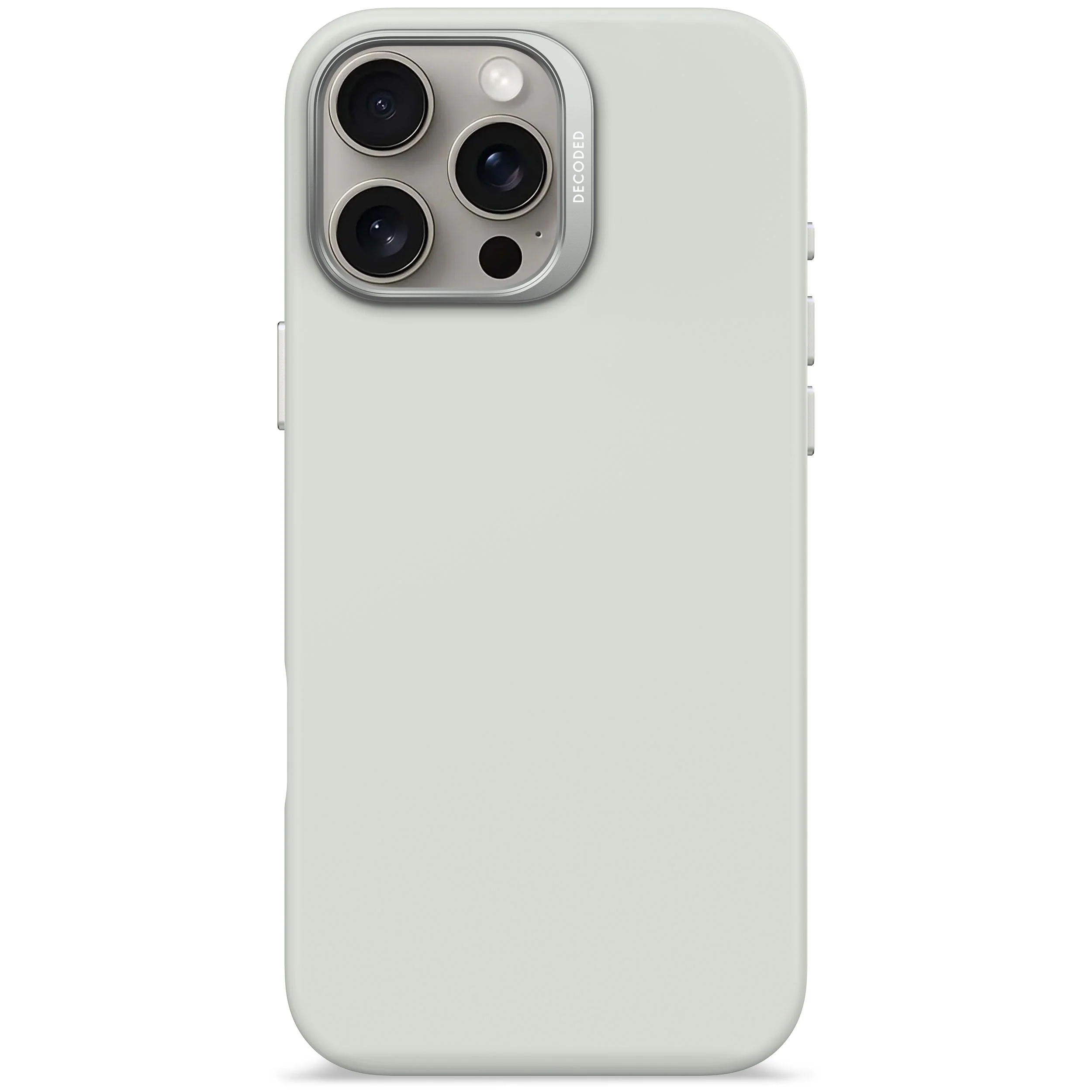 Decoded BackCover MagSafe Silikondeksel til iPhone 16 Pro Max - Stone Grey