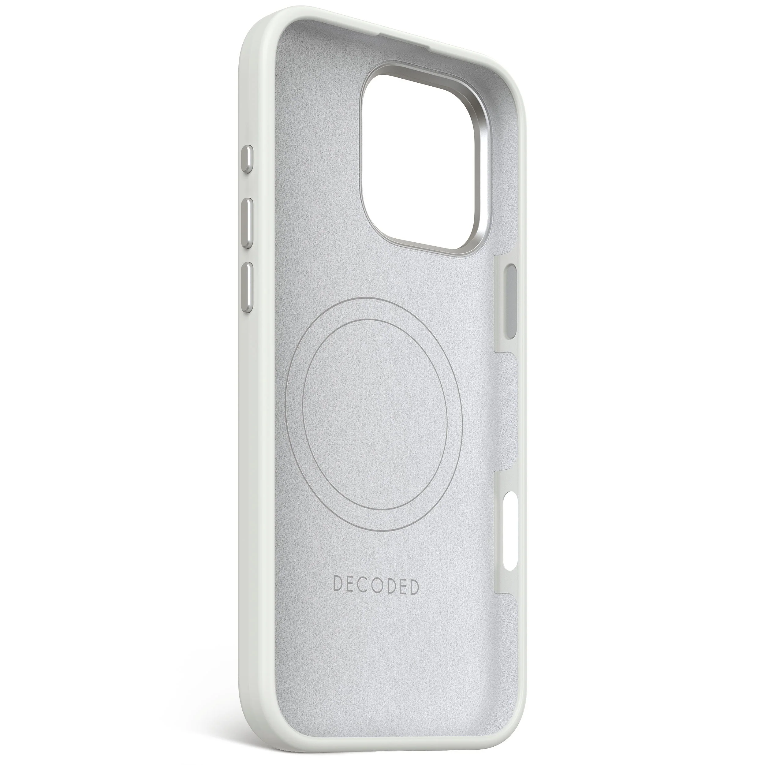 Decoded BackCover MagSafe Silikondeksel til iPhone 16 Pro Max - Stone Grey - Image 3