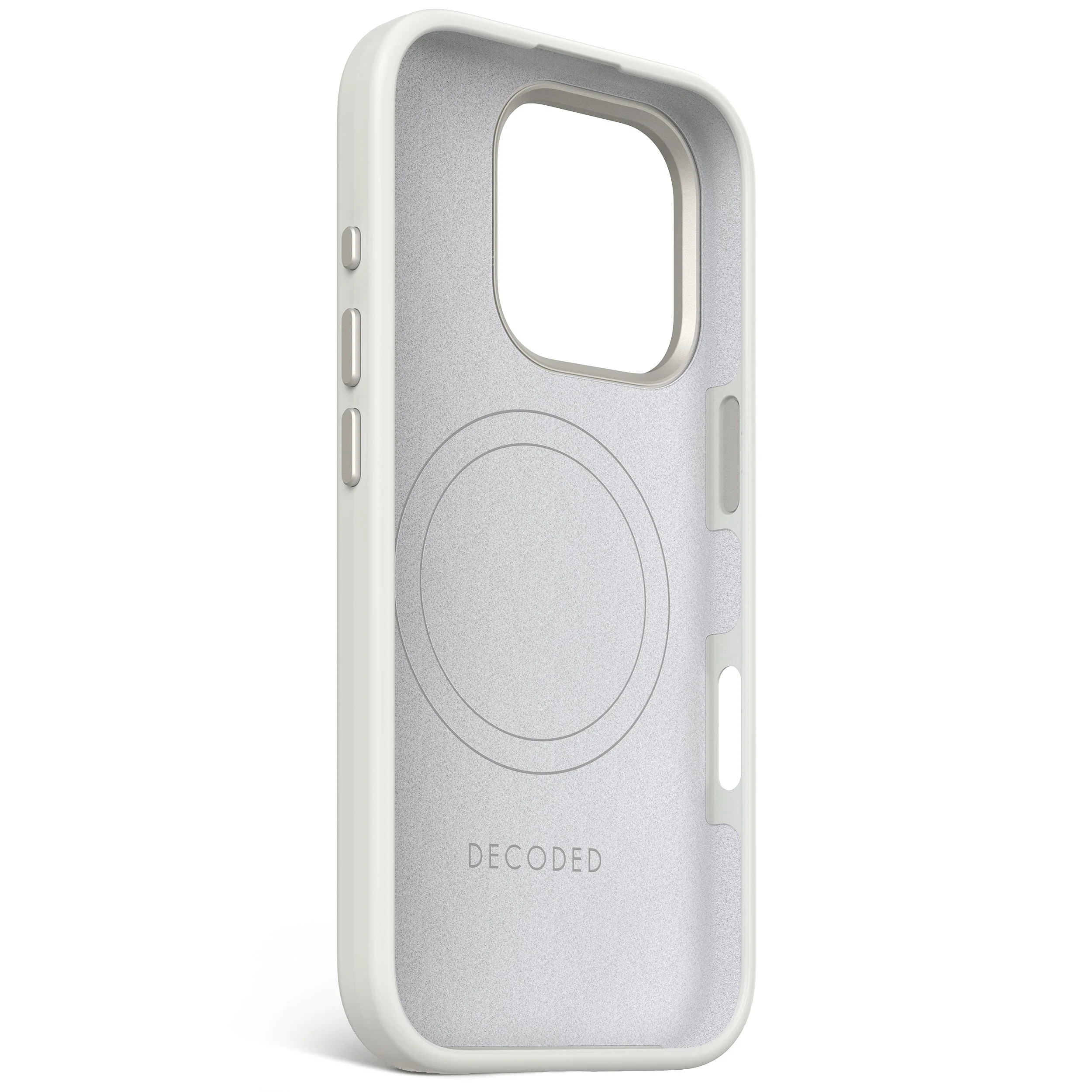 Decoded BackCover MagSafe Silikondeksel til iPhone 16 Pro - Stone Grey - Image 3