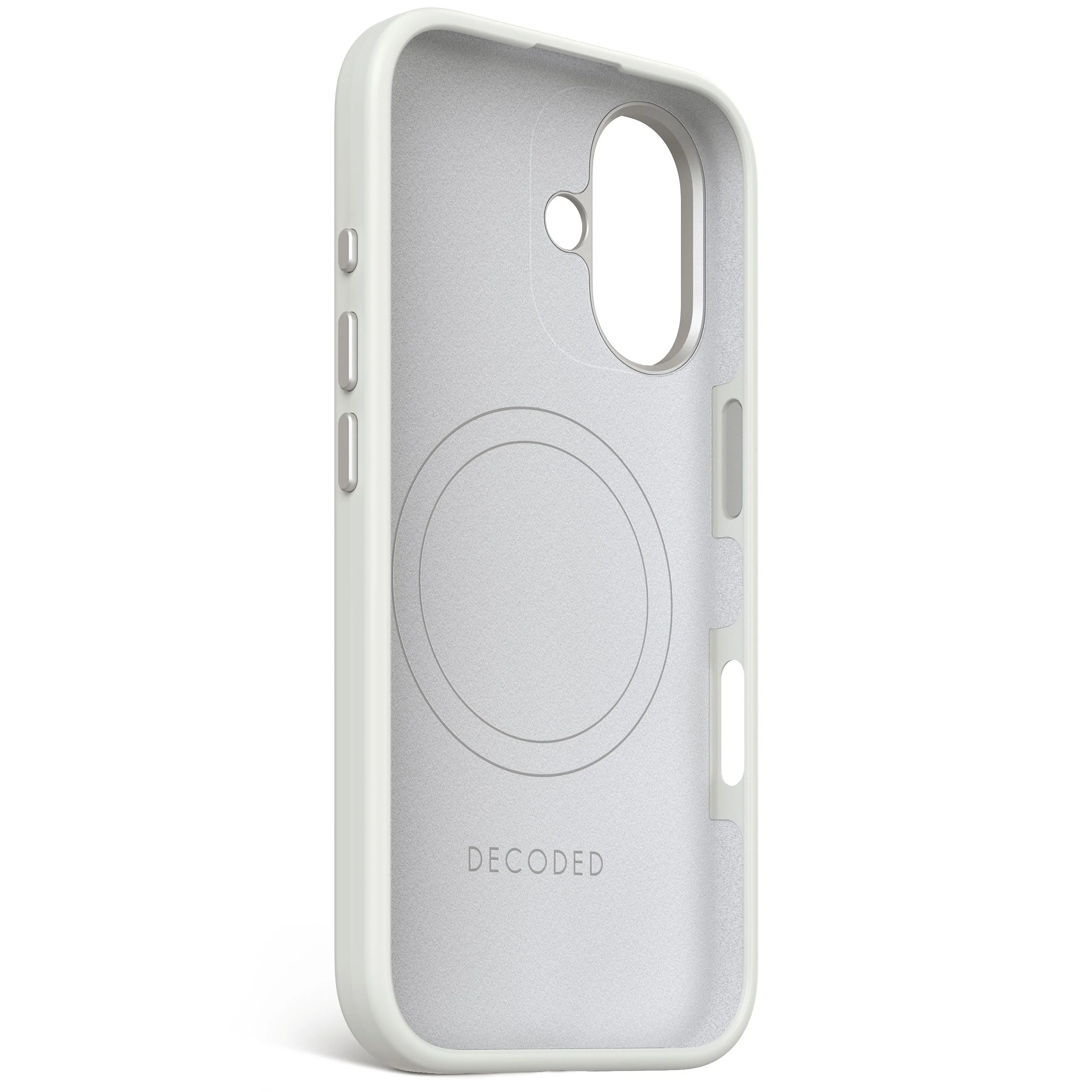 Decoded BackCover MagSafe Silikondeksel til iPhone 16 - Stone Grey - Image 3