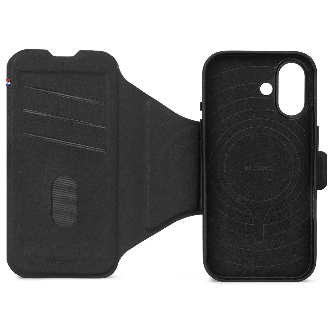 Decoded Lommebokdeksel i silikon med MagSafe til iPhone 17 - Phantom Black - Image 3