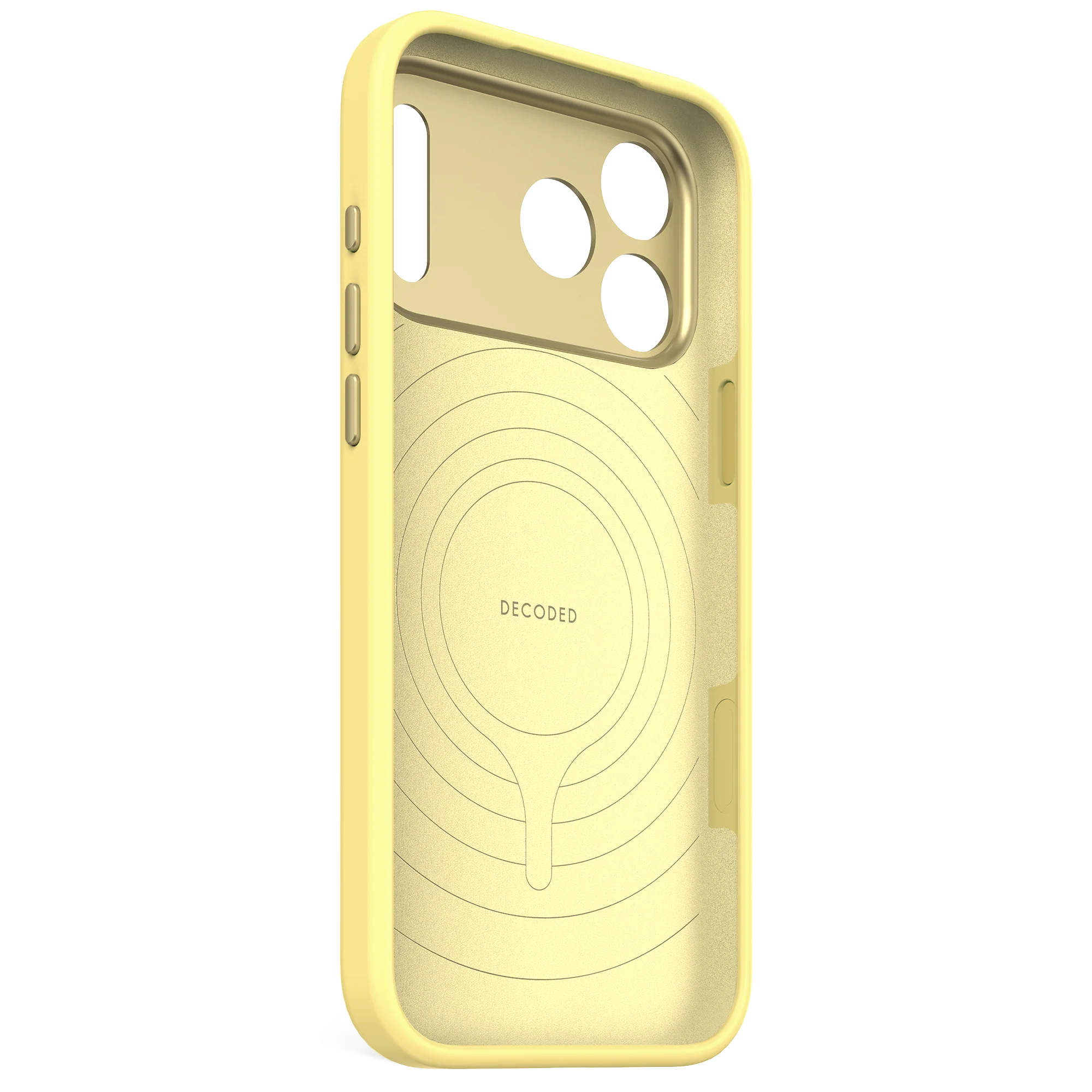 Decoded BackCover MagSafe Silikondeksel til iPhone 17 Pro Max - Yuma Yellow - Image 2