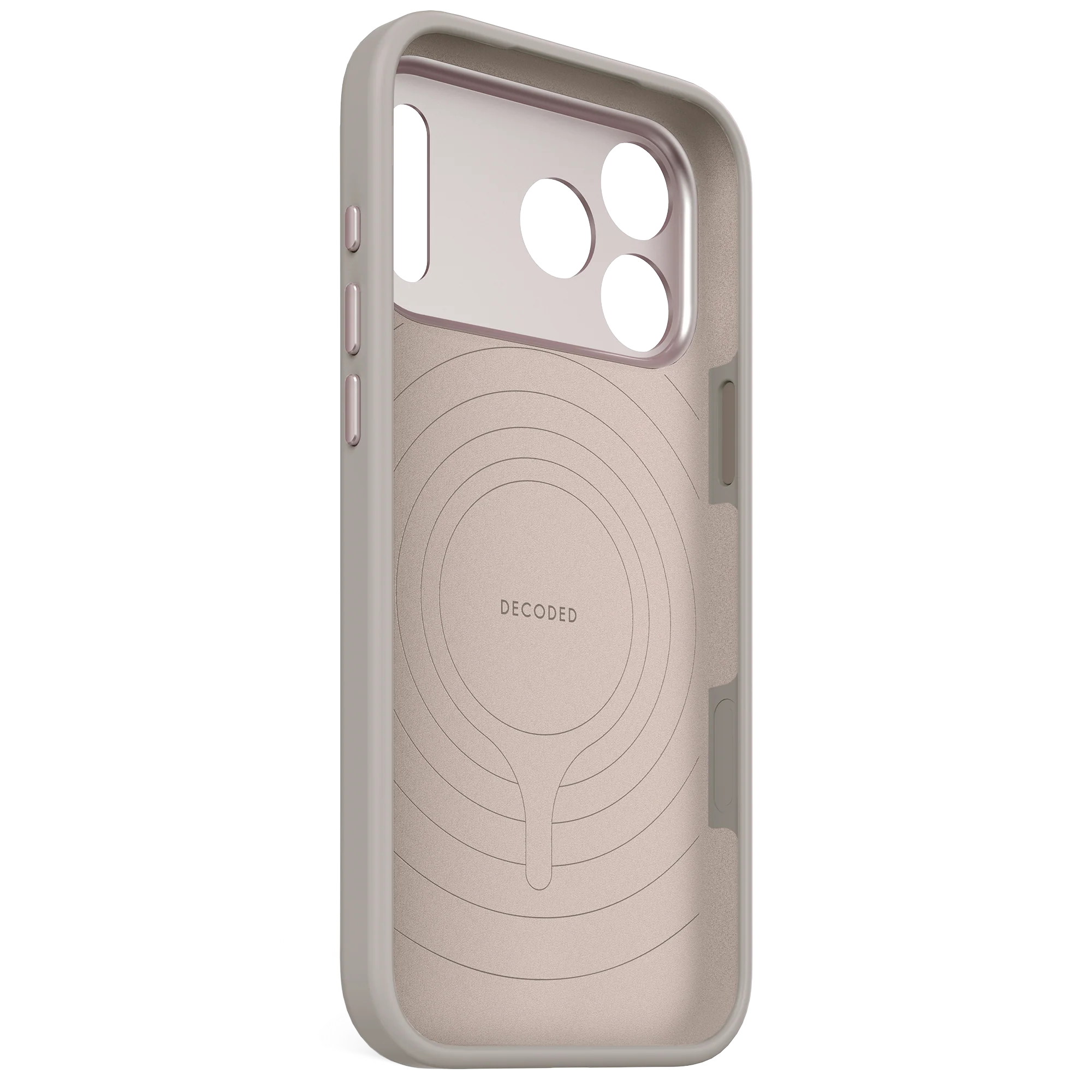Decoded BackCover MagSafe Silikondeksel til iPhone 17 Pro Max - Soft Taupe - Image 2