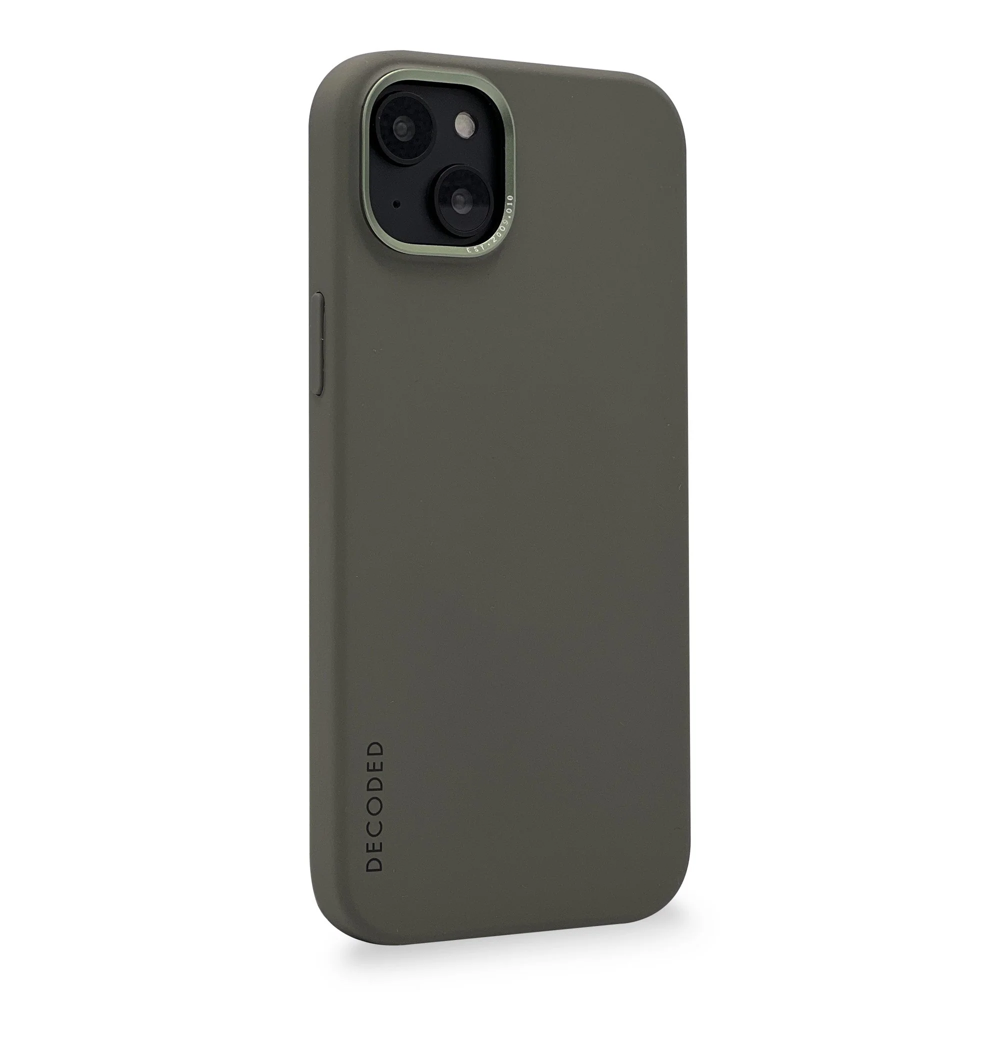 Decoded Silikon Backcover deksel til iPhone 14 Plus - Olive - Image 3