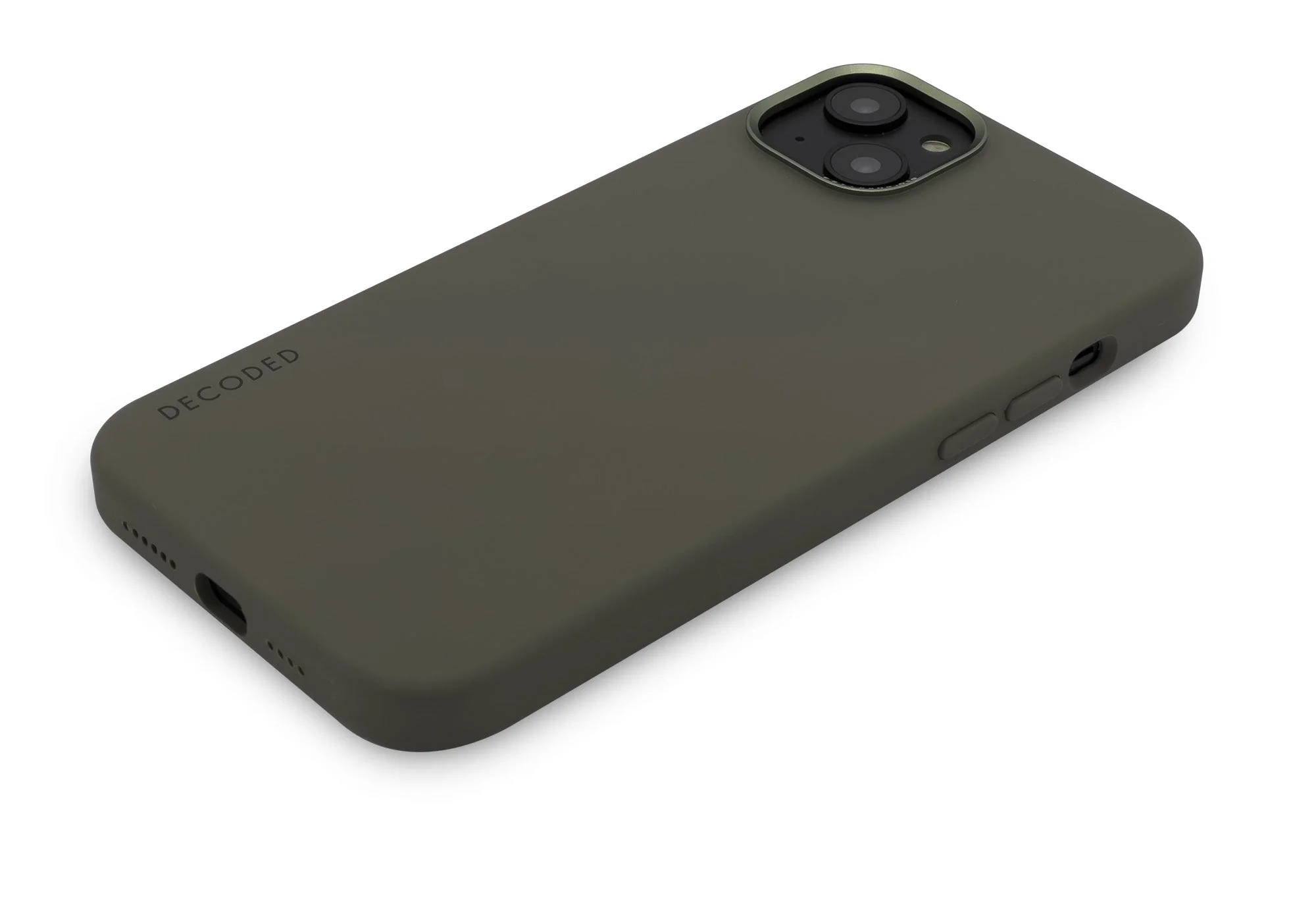 Decoded Silikon Backcover deksel til iPhone 14 Plus - Olive - Image 4