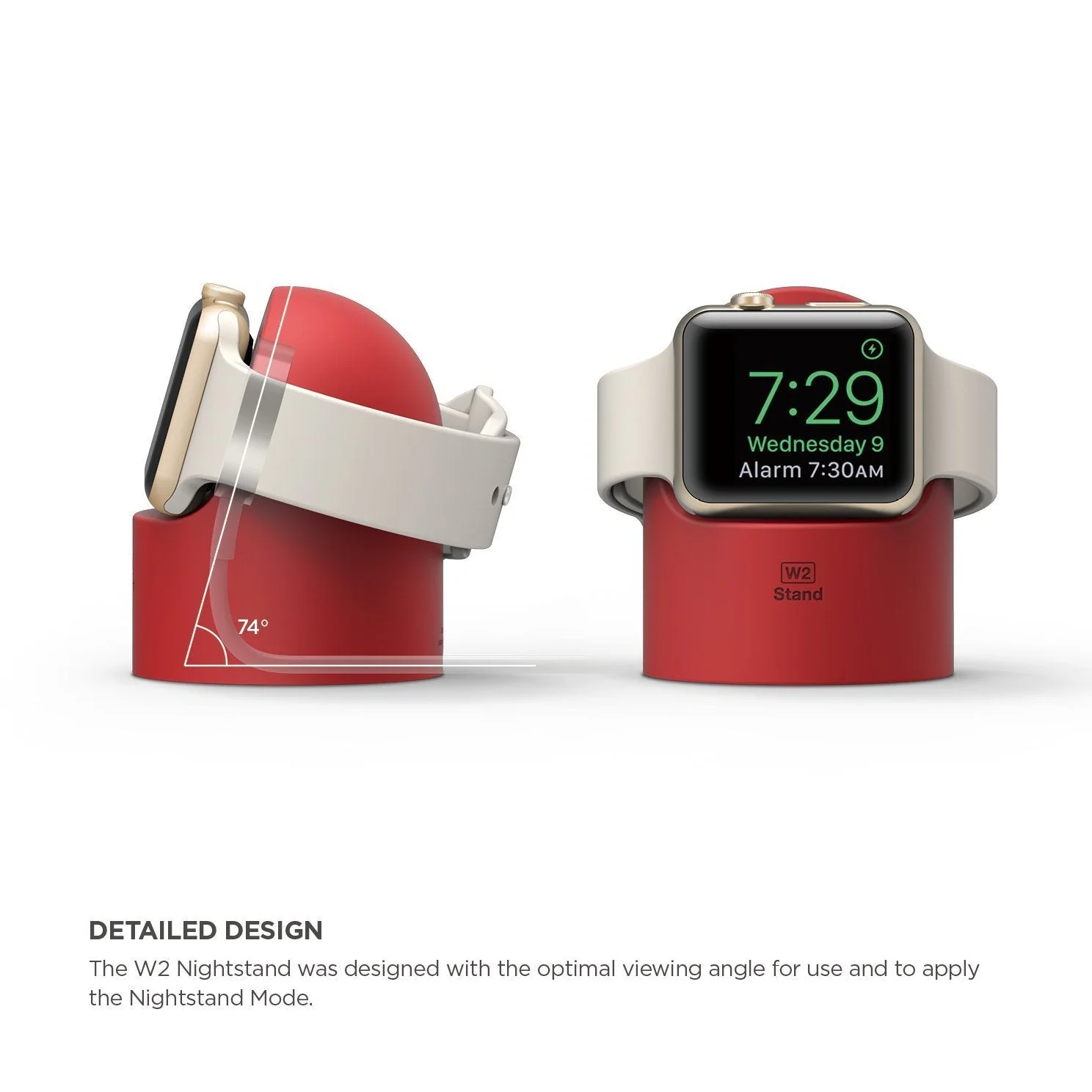 Elago W2 docking til Apple Watch - Rød - Image 2