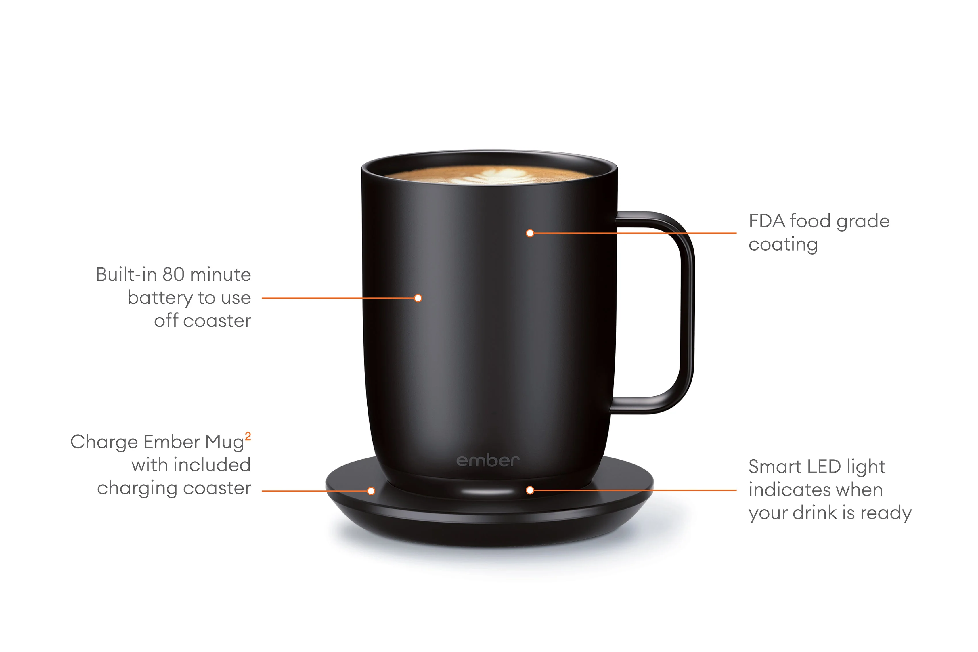 Ember Mug 2 termokrus 414 ml - Svart - Image 5
