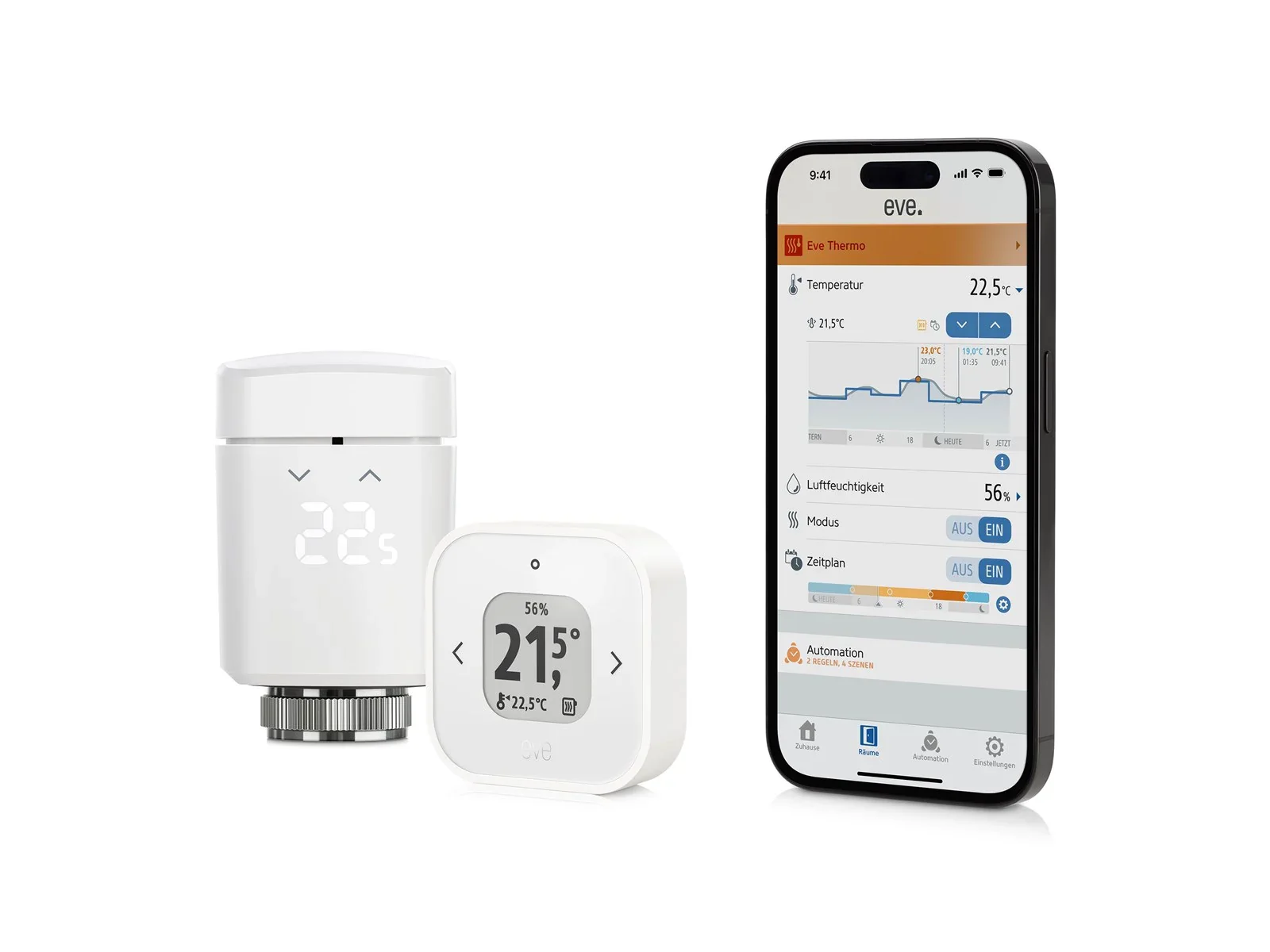 Eve Thermo Comfort Set med Matter/HomeKit - Image 3