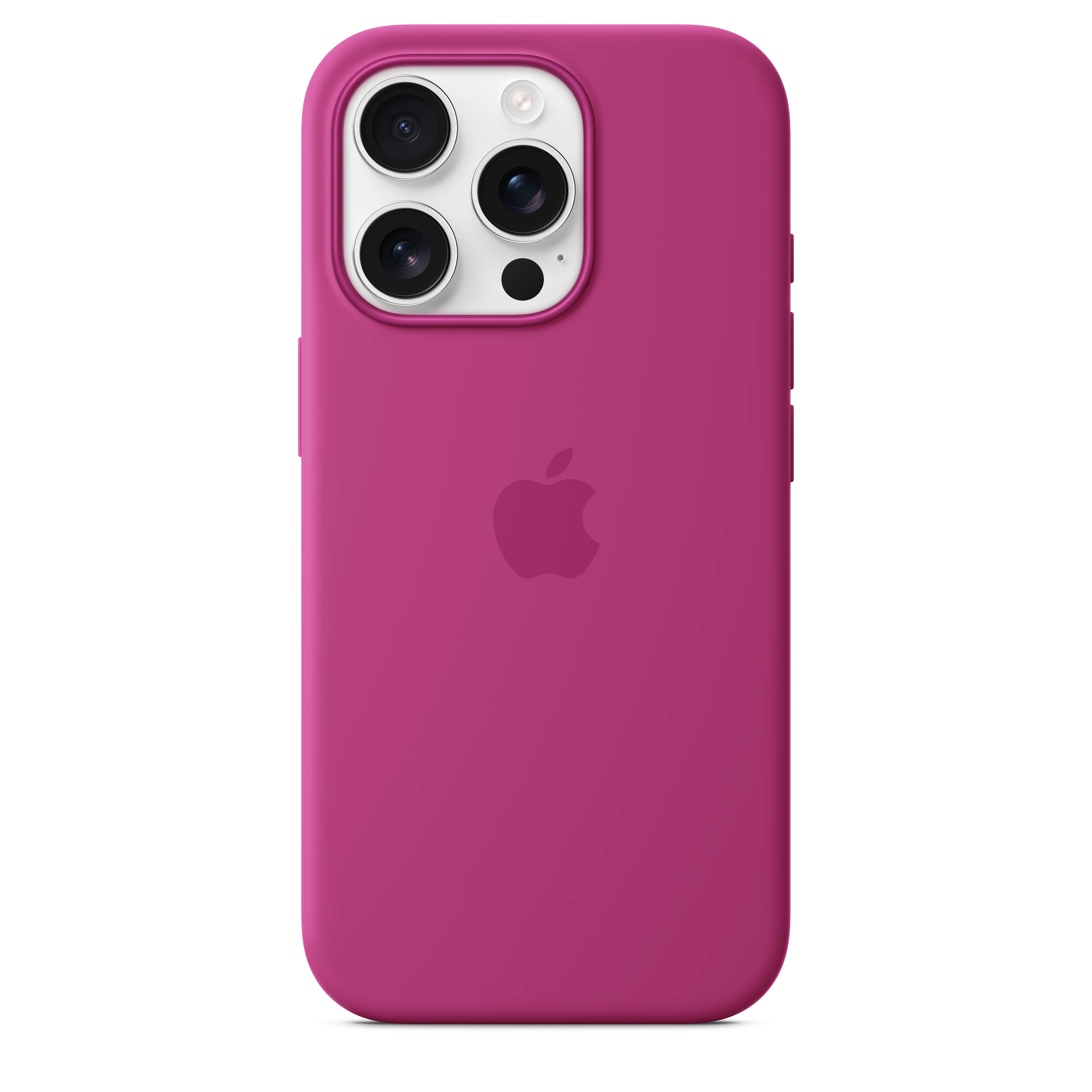 Apple Silikondeksel med MagSafe til iPhone 16 Pro - Fuksia - Image 3