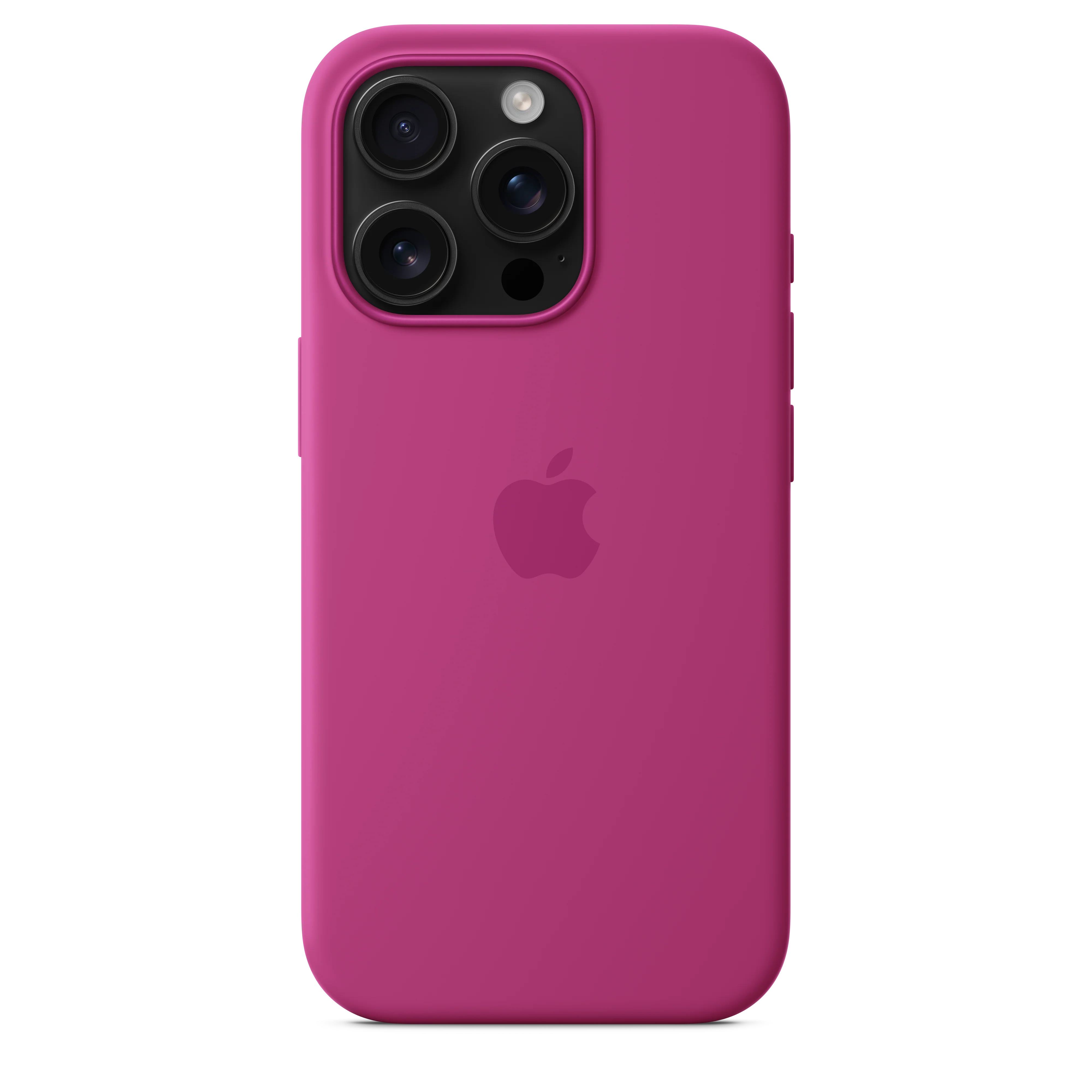 Apple Silikondeksel med MagSafe til iPhone 16 Pro - Fuksia - Image 4