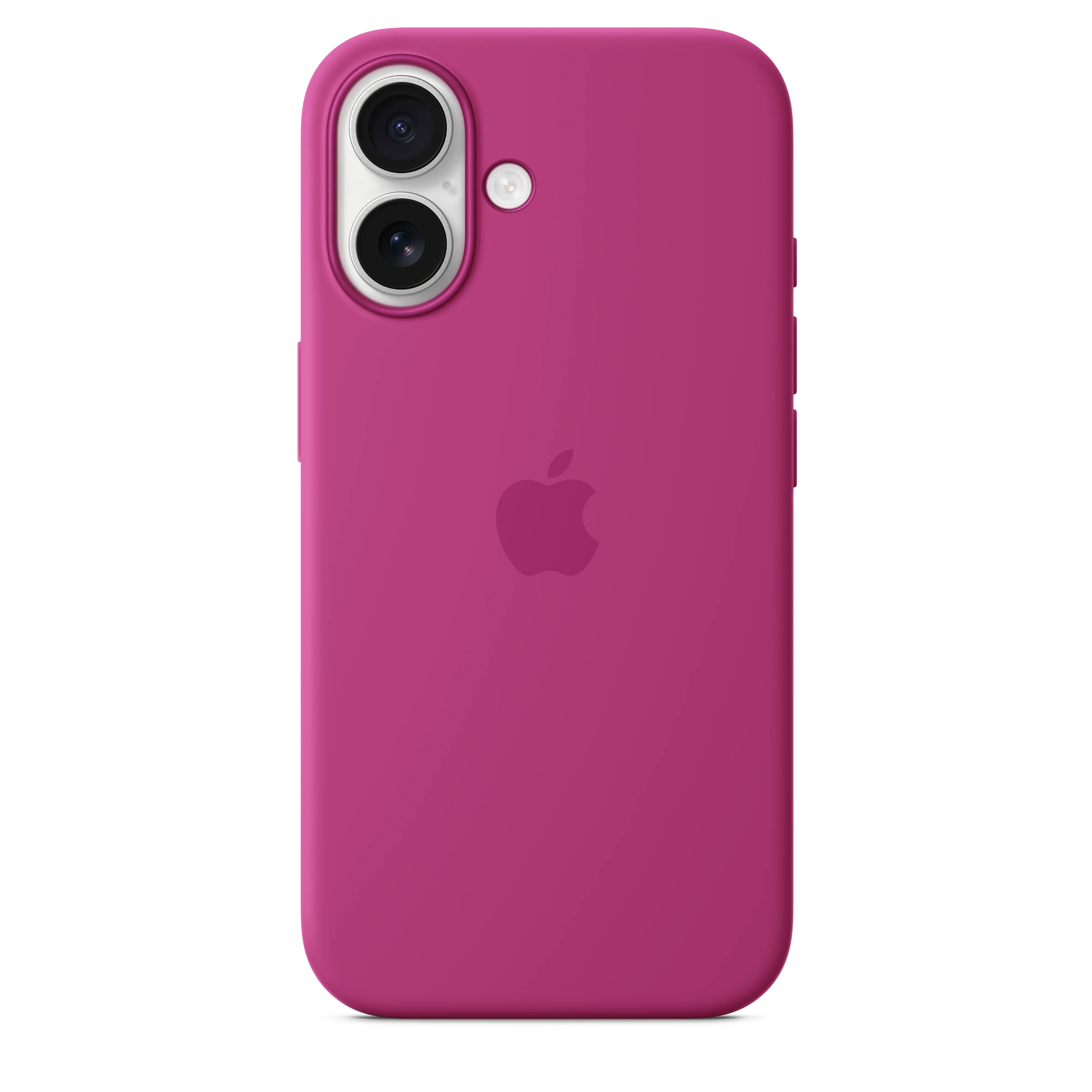 Apple Silikondeksel med MagSafe til iPhone 16 - Fuksia - Image 4