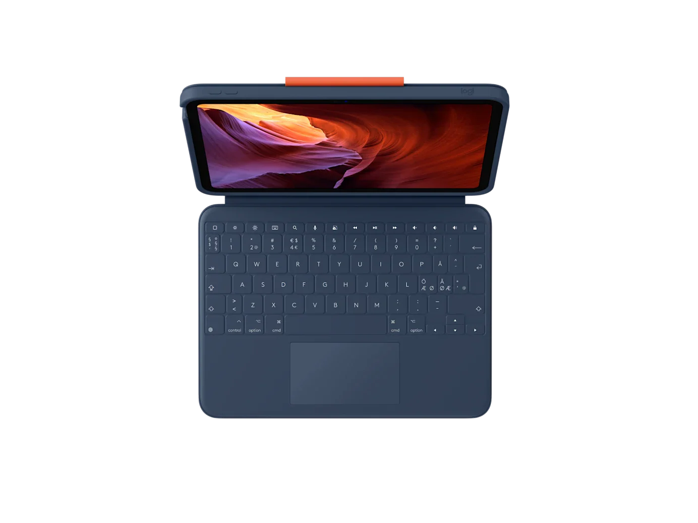 Logitech Rugged Combo 4 Touch Tastatur til iPad A16 / (10. gen.) - Blå - Image 2